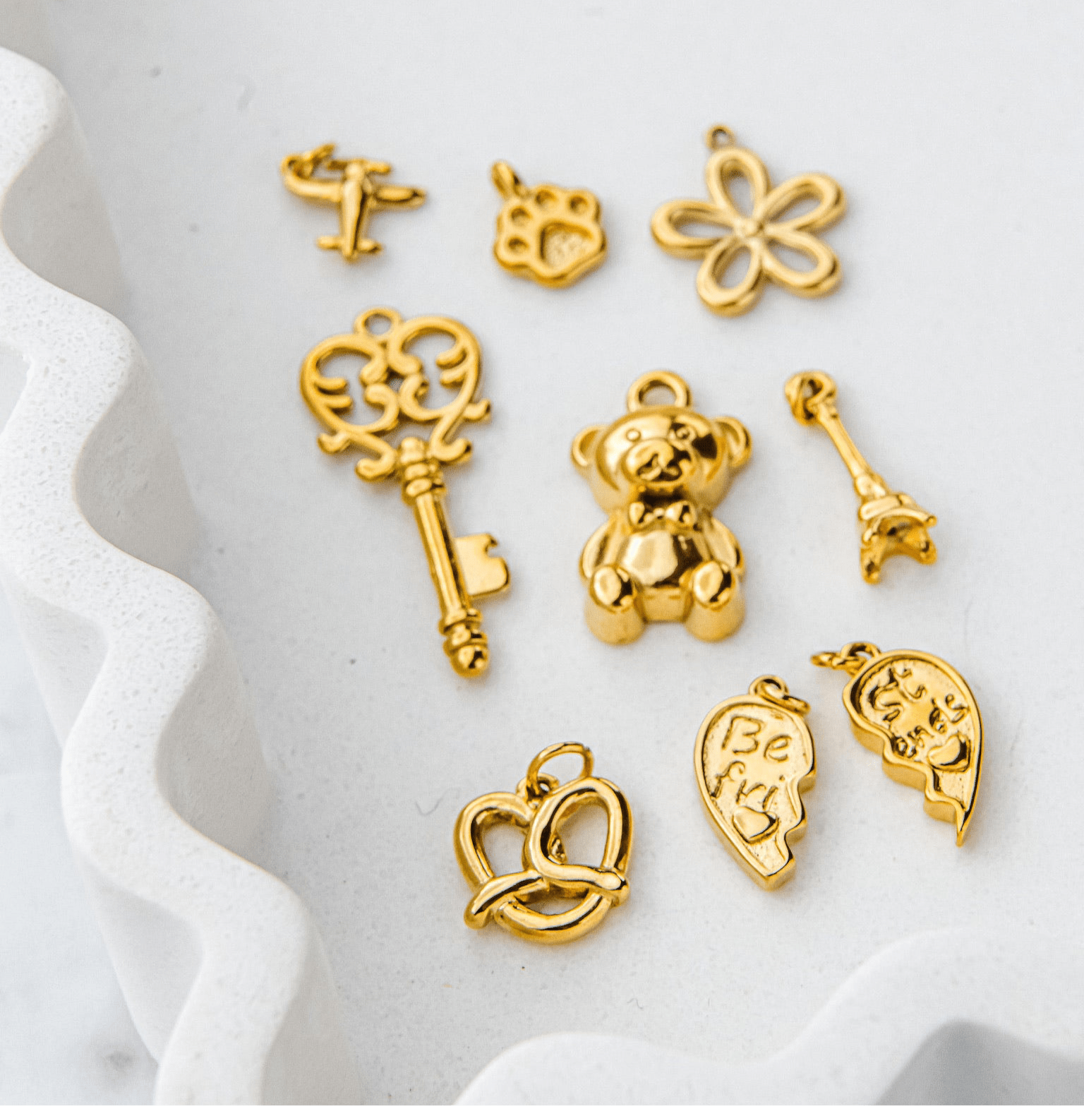 Best Friends (Right Side) Charm - Luisa Luxe gold jewellery