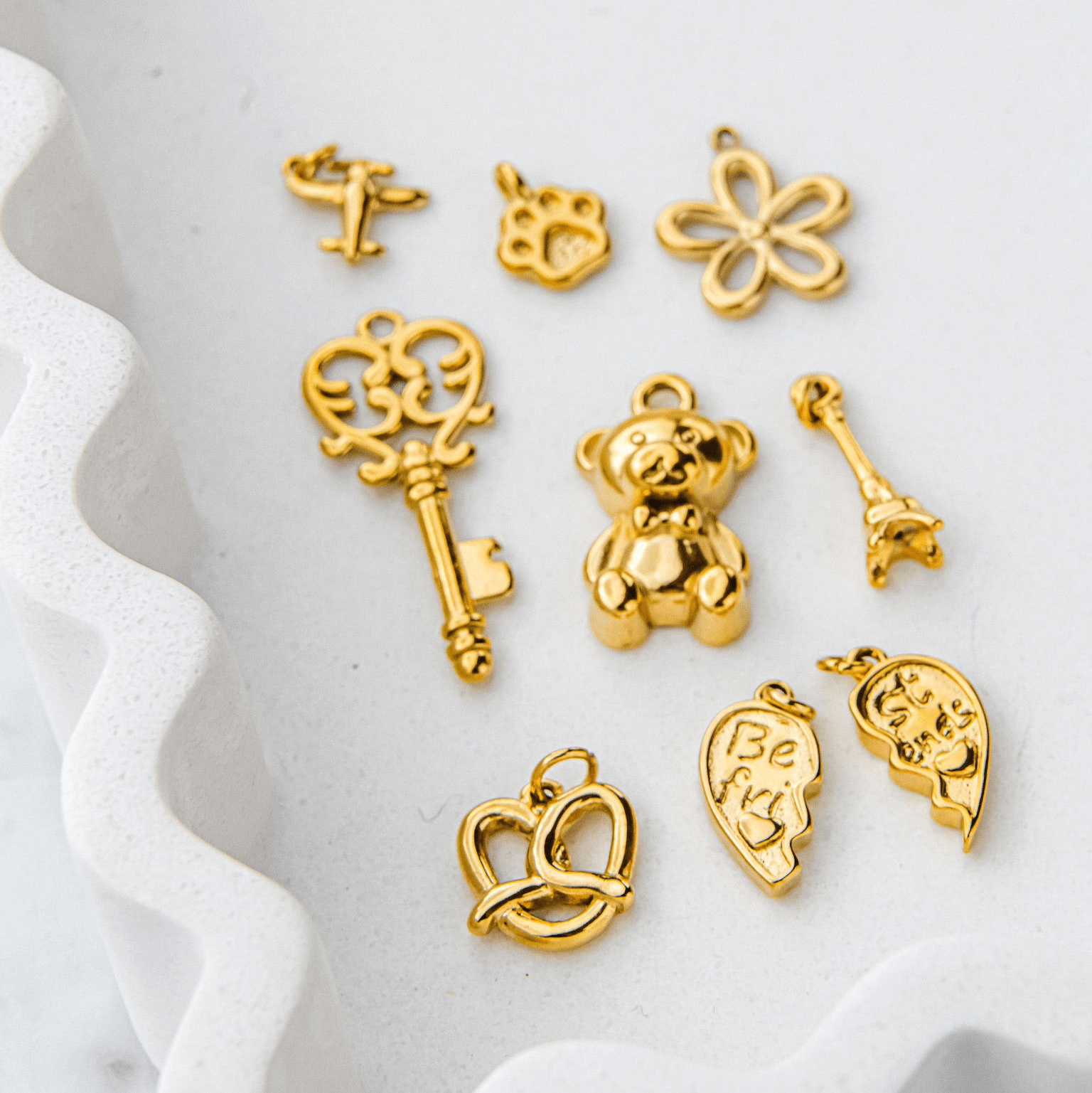 Best Friends (Right Side) Charm - Luisa Luxe gold jewellery