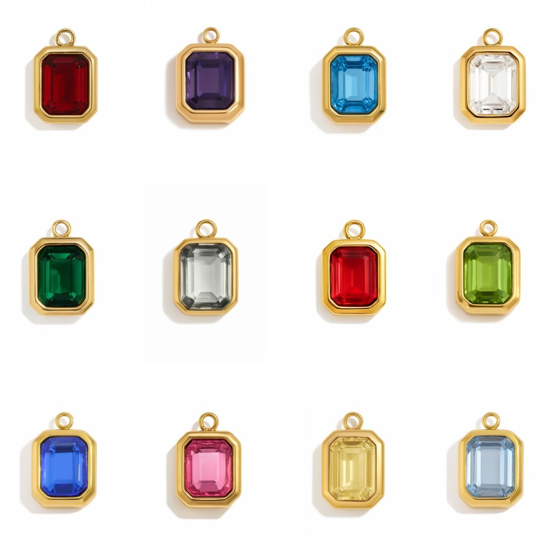 Birthstone Charm - Luisa Luxe gold jewellery