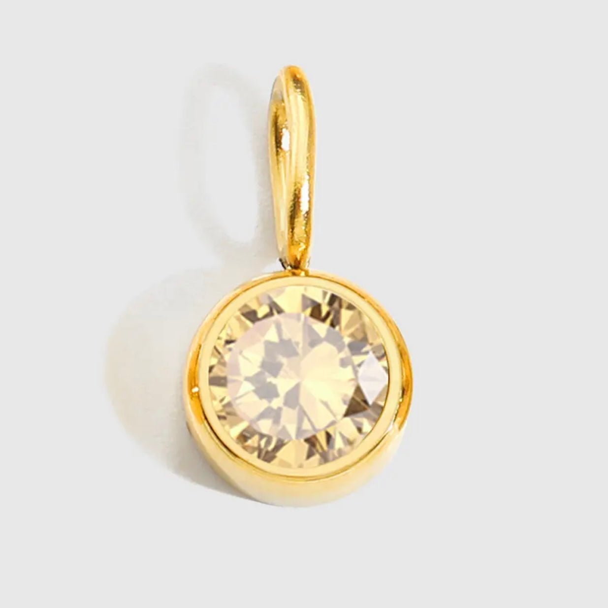 Birthstone Pendant Anklet - Luisa Luxe gold jewellery