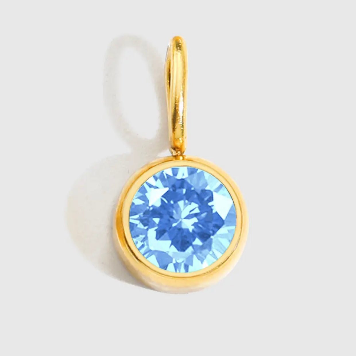 Birthstone Pendant Charm - Luisa Luxe gold jewellery