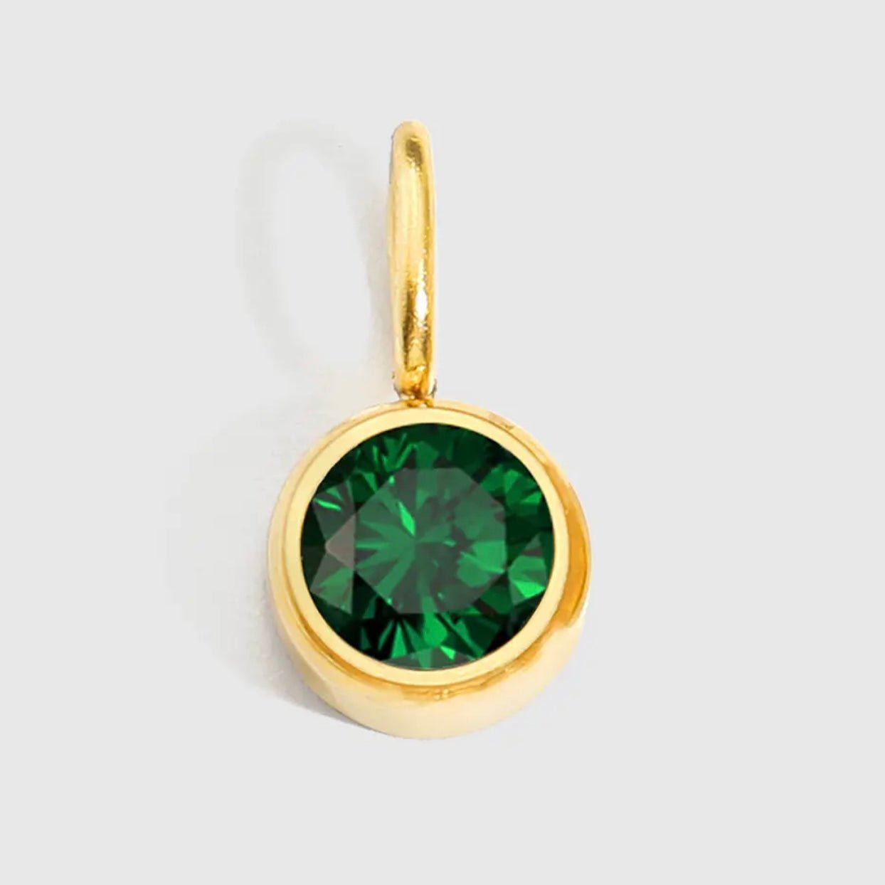 Birthstone Pendant Charm - Luisa Luxe gold jewellery