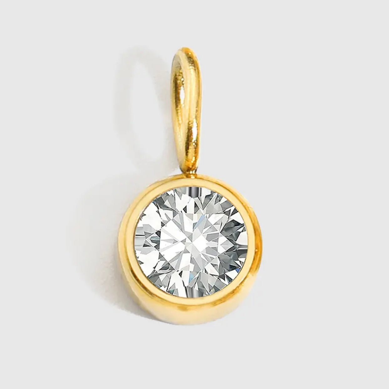 Birthstone Pendant Charm - Luisa Luxe gold jewellery