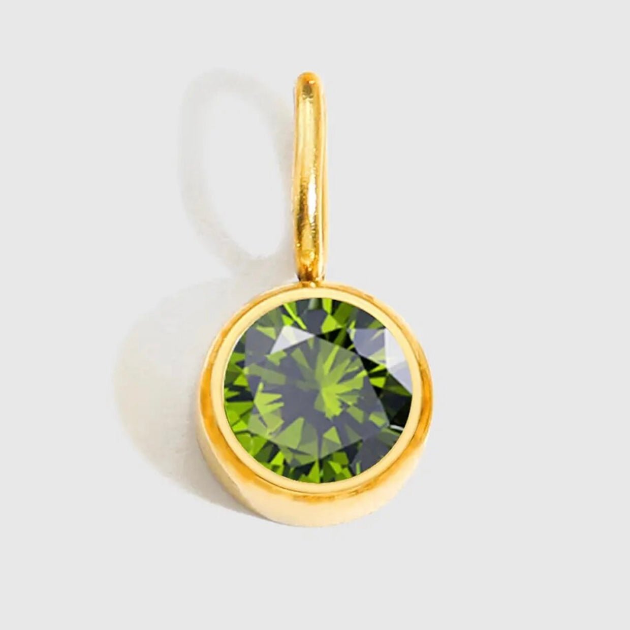 Birthstone Pendant Charm - Luisa Luxe gold jewellery