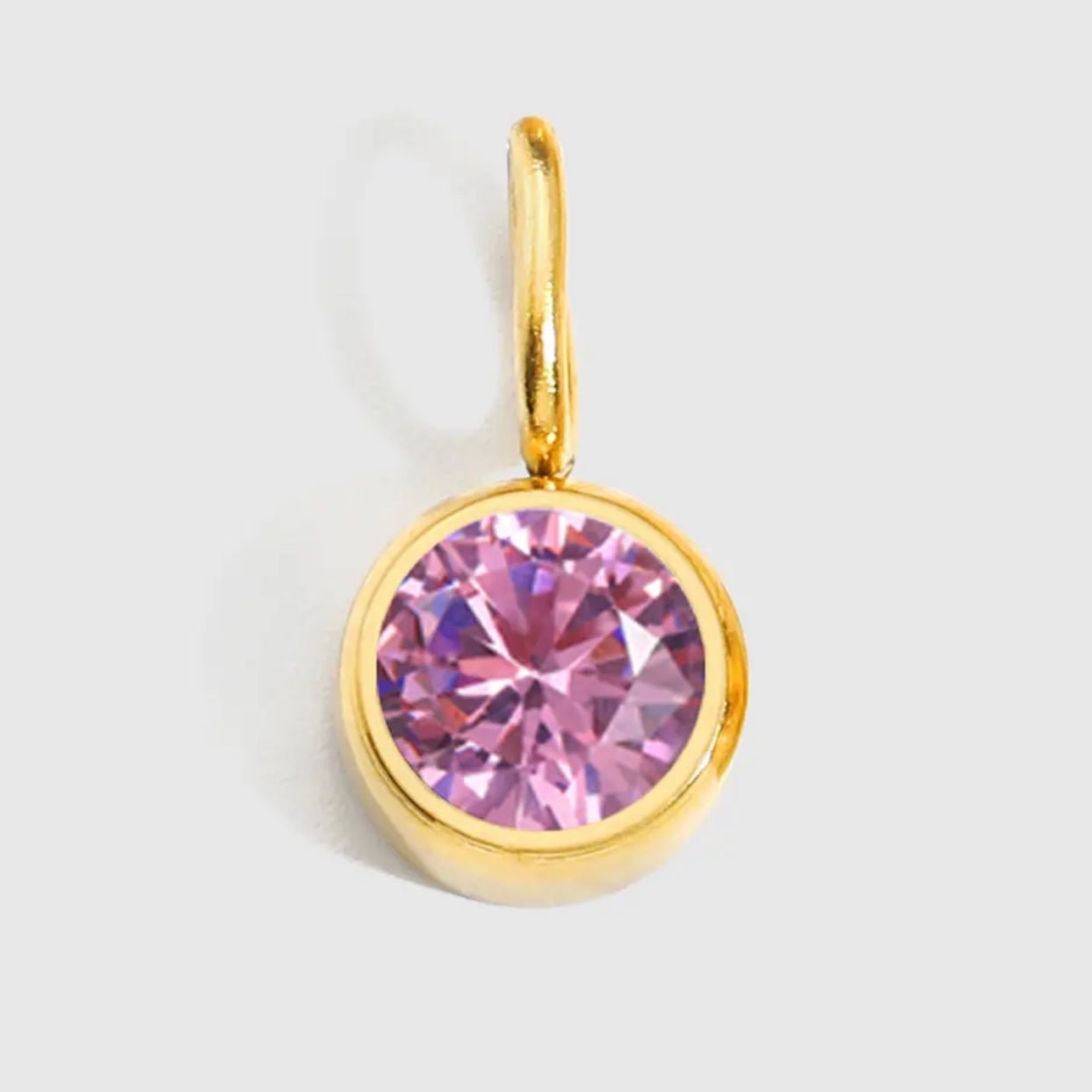 Birthstone Pendant Charm - Luisa Luxe gold jewellery