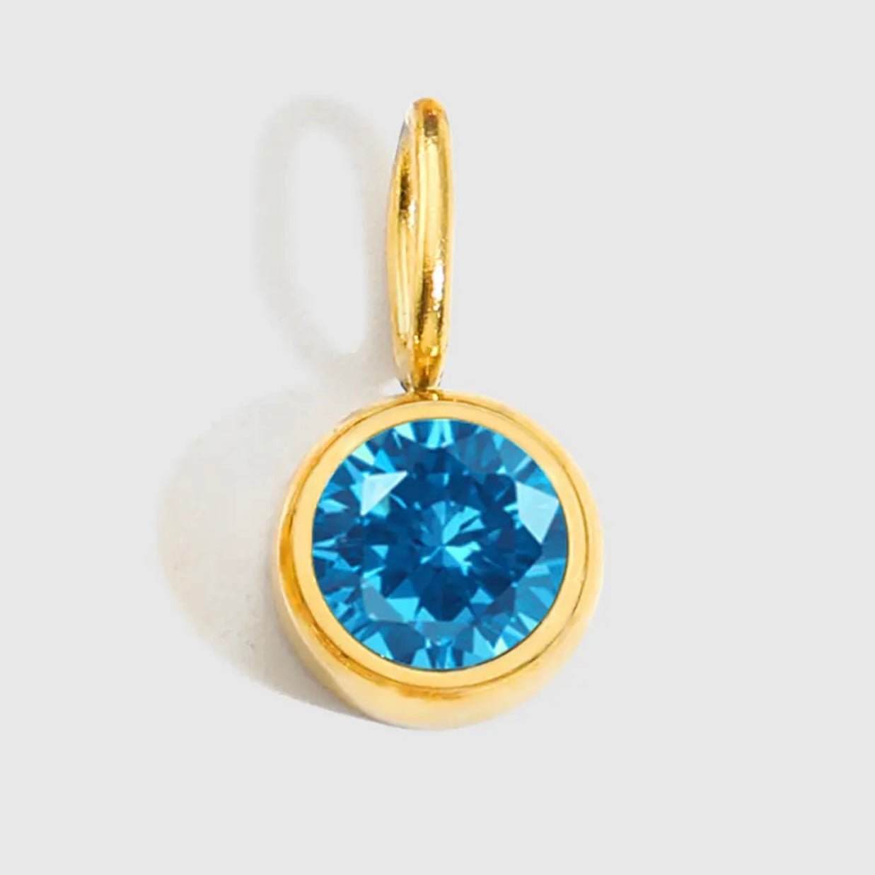 Birthstone Pendant Charm - Luisa Luxe gold jewellery