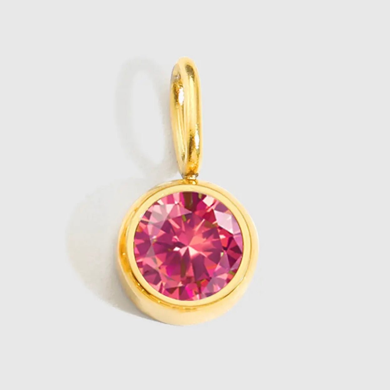 Birthstone Pendant Charm - Luisa Luxe gold jewellery