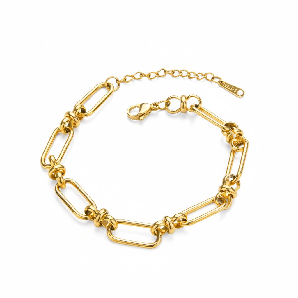 Bold Paperclip Bracelet - Luisa Luxe gold jewellery