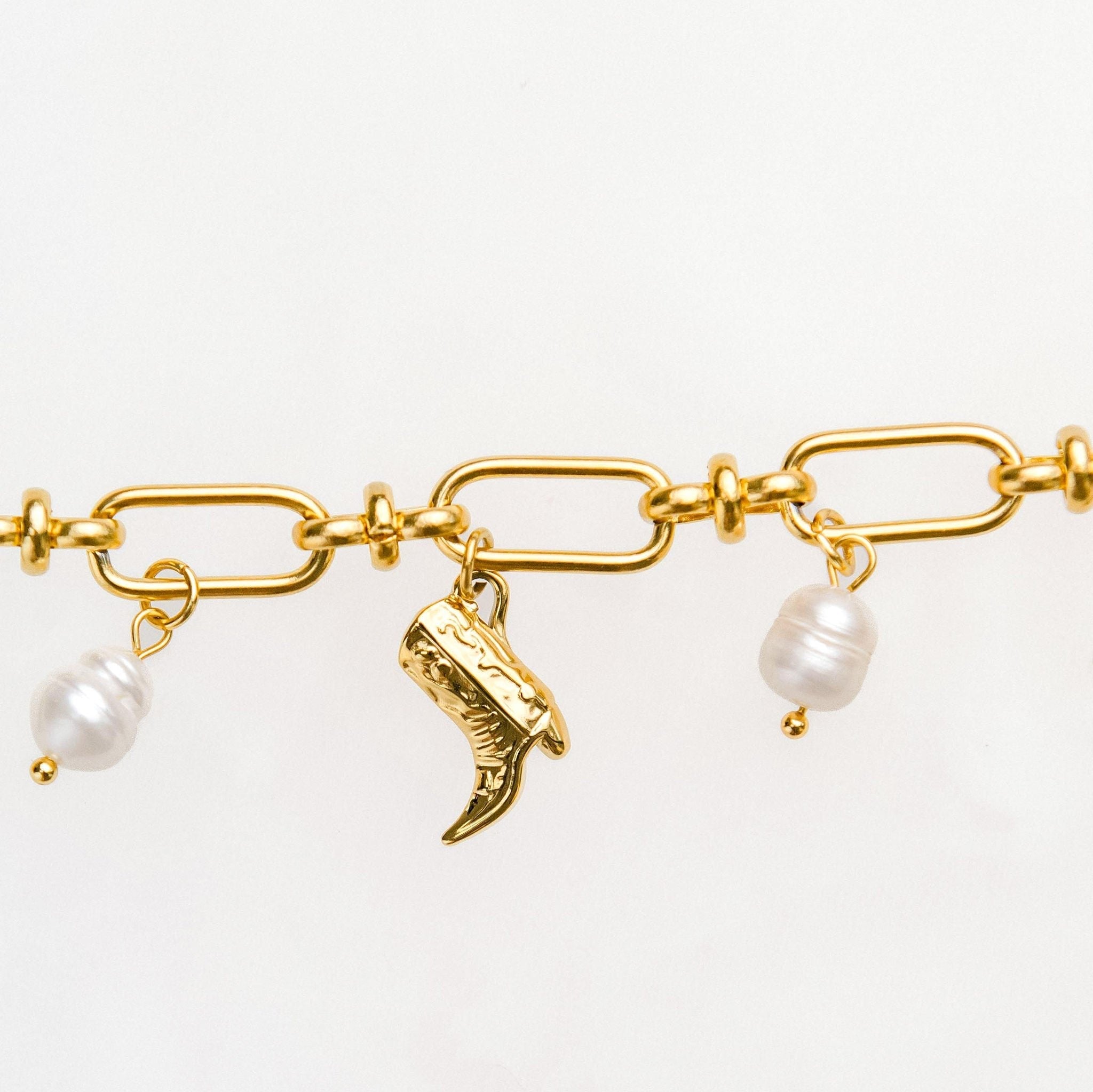 Bold Paperclip Bracelet - Luisa Luxe gold jewellery