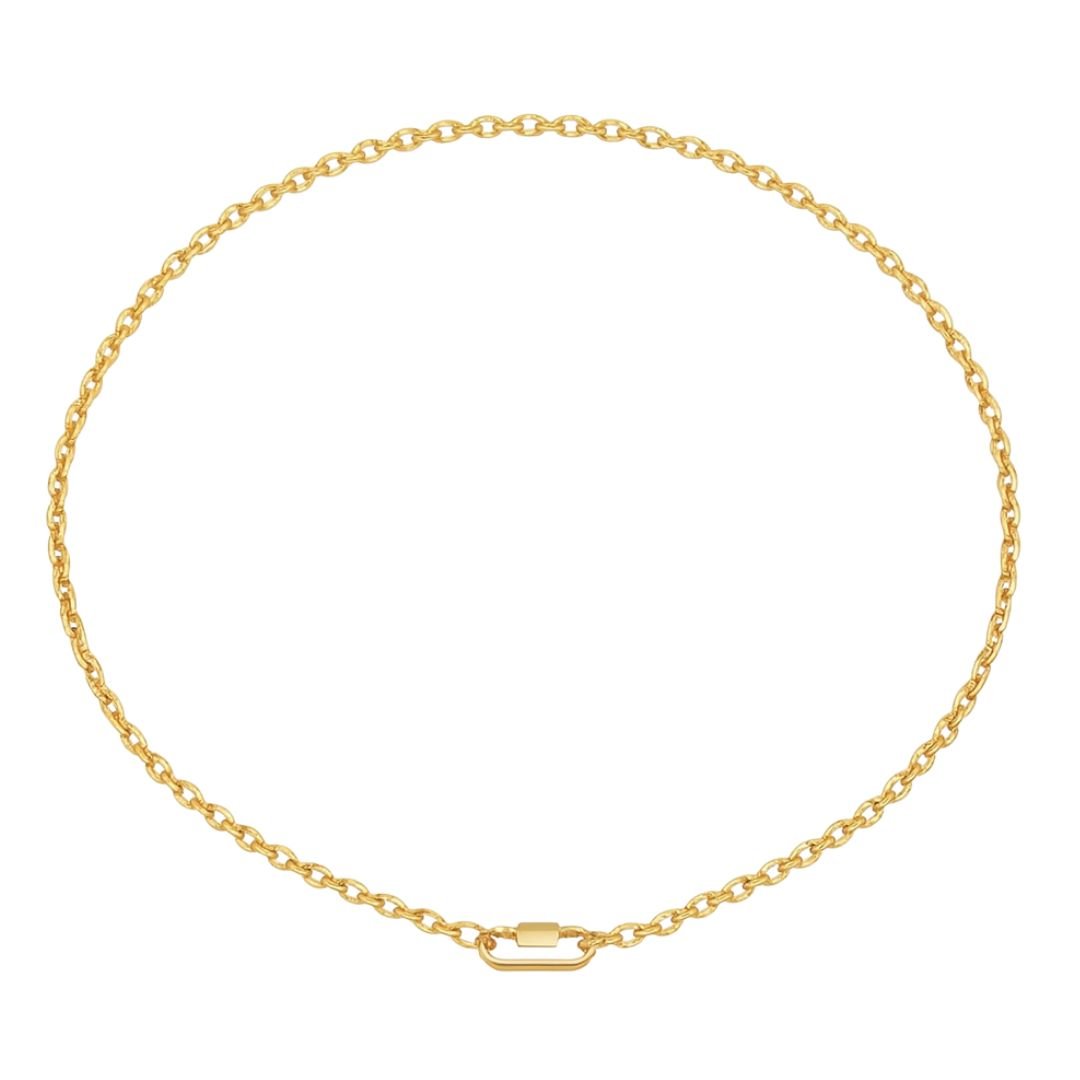 Carabiner Pendant Necklace - Luisa Luxe gold jewellery