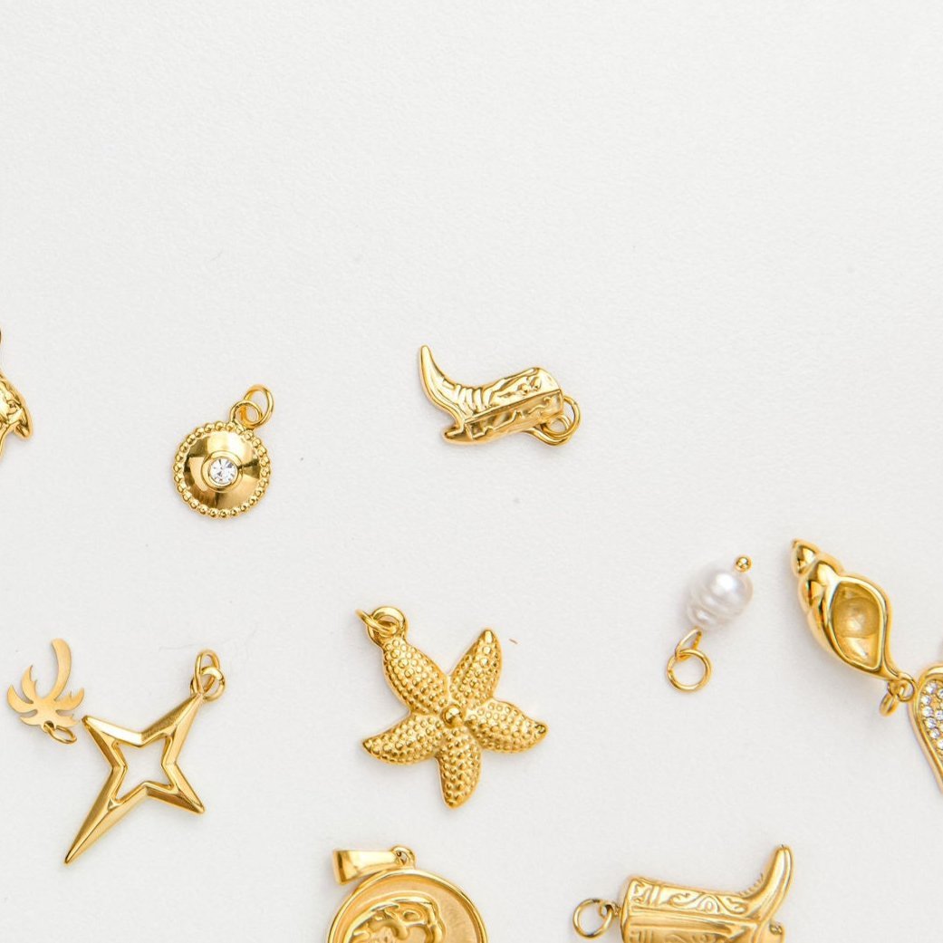 Chunky Starfish Charm - Luisa Luxe gold jewellery