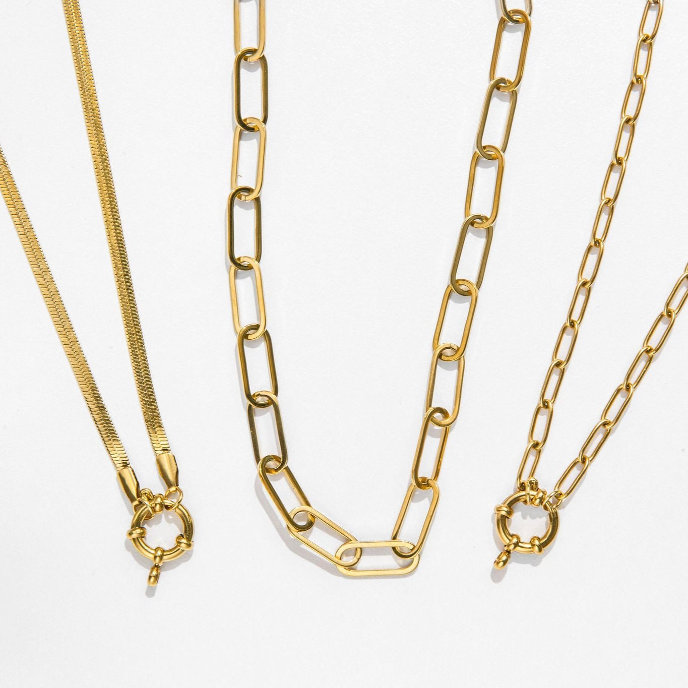 Classic Paperclip Necklace - Luisa Luxe gold jewellery