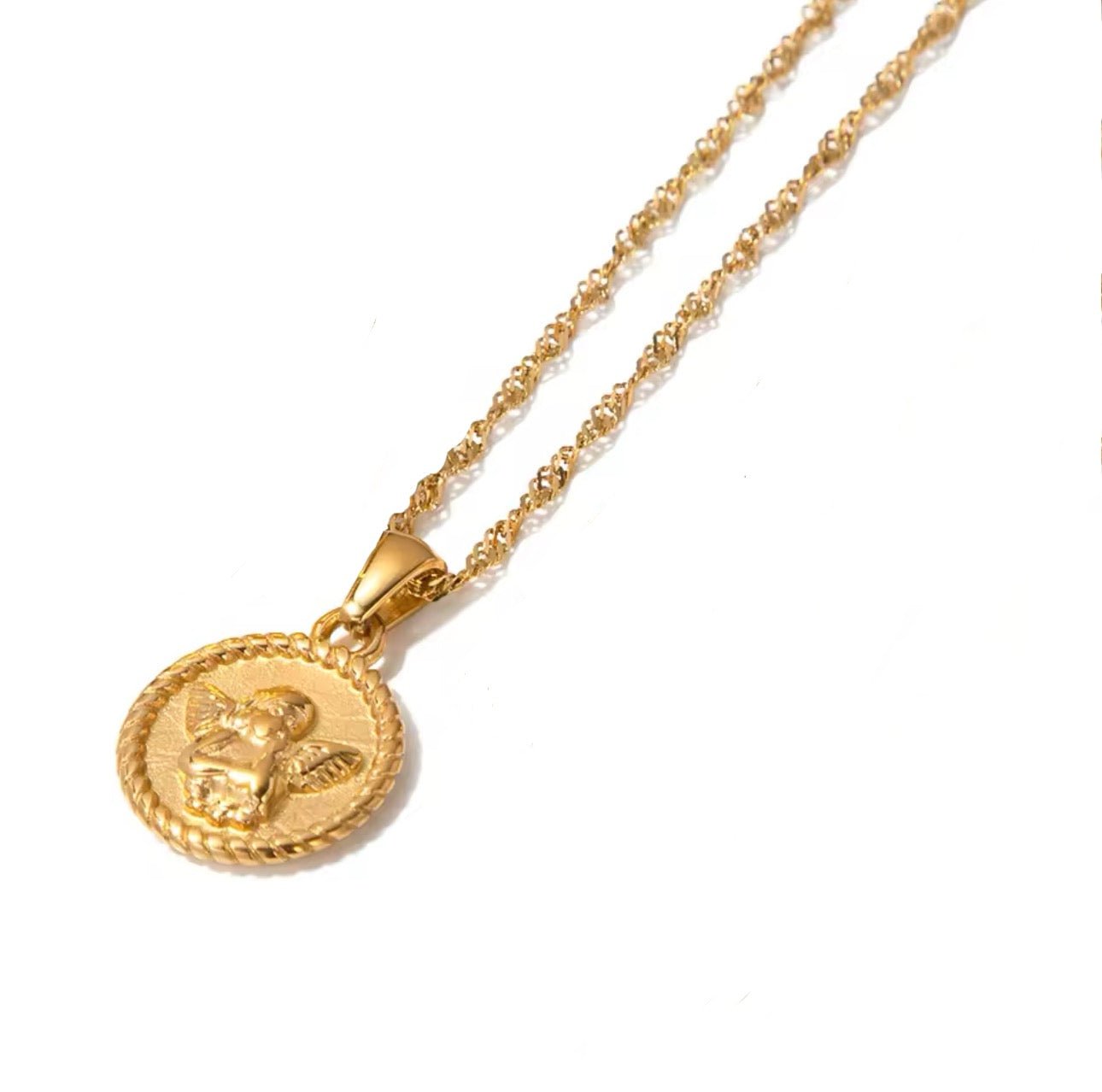 Cupid Necklace - Luisa Luxe gold jewellery