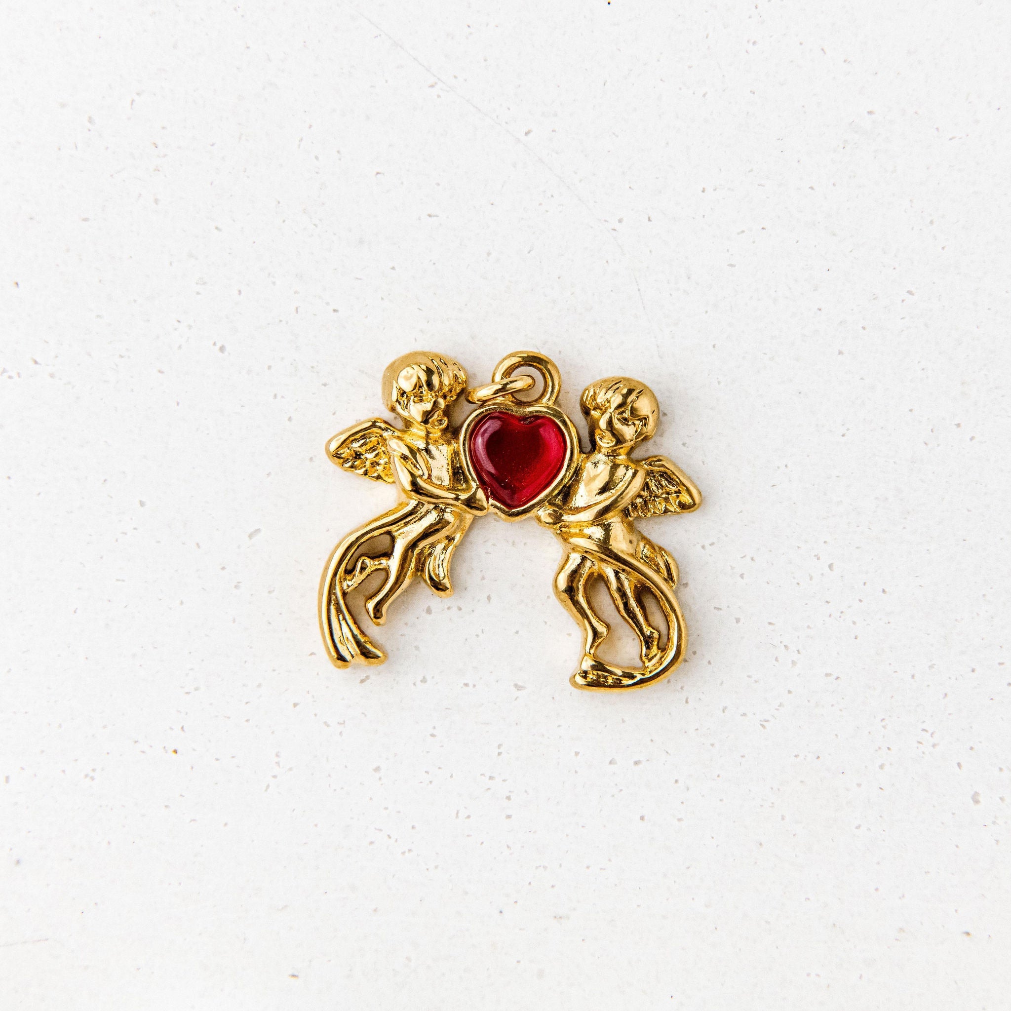 Cupid Twins Charm - Luisa Luxe gold jewellery