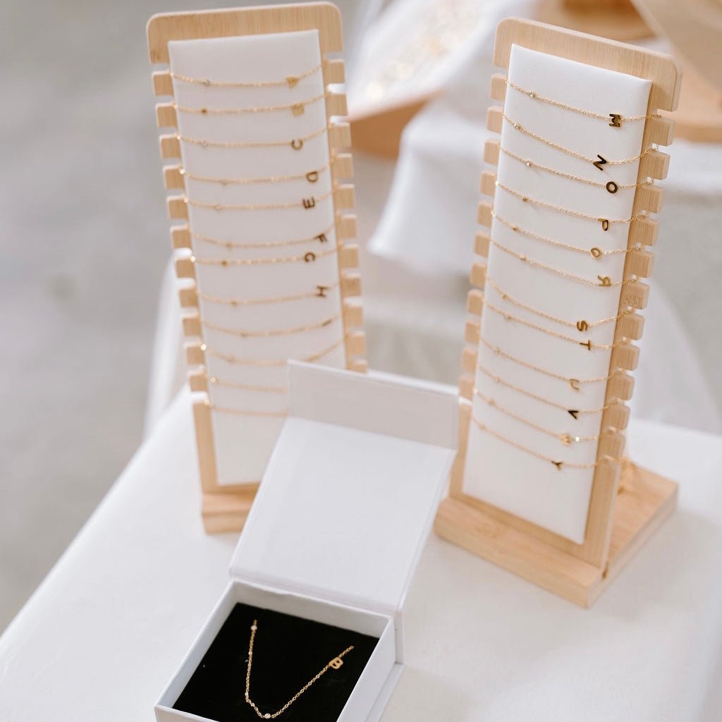 Dainty Initial Necklace - Luisa Luxe gold jewellery
