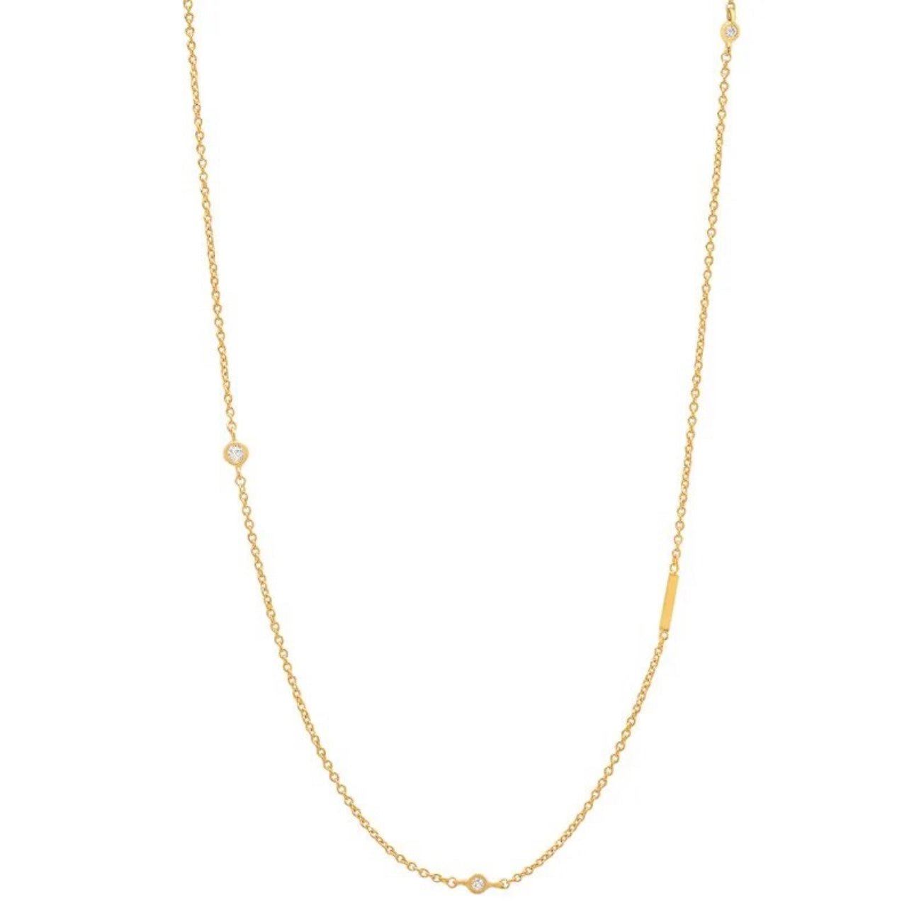 Dainty Initial Necklace - Luisa Luxe gold jewellery