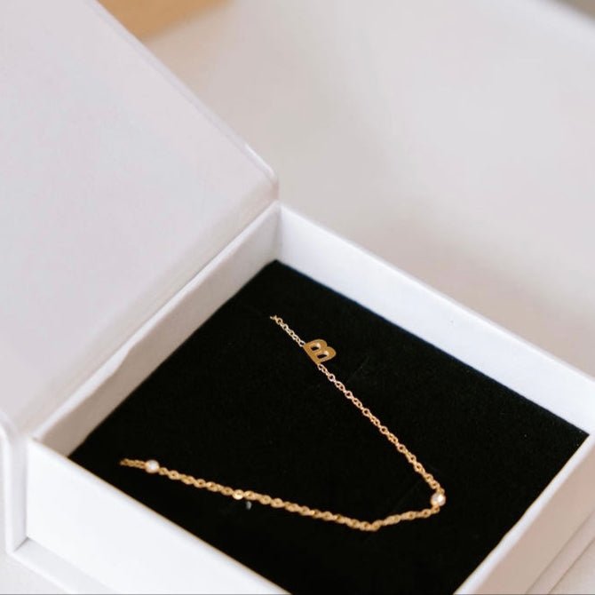 Dainty Initial Necklace - Luisa Luxe gold jewellery