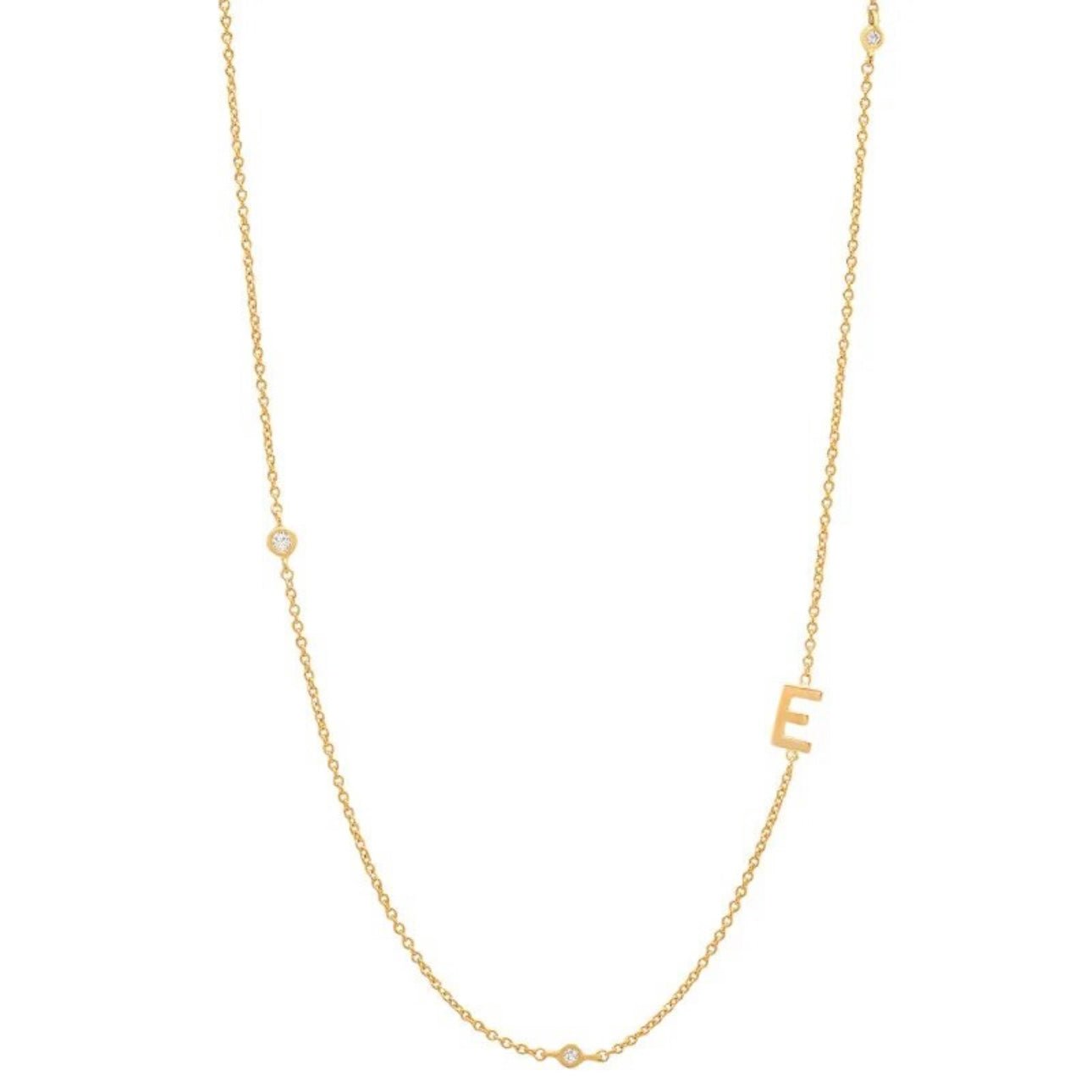 Dainty Initial Necklace - Luisa Luxe gold jewellery