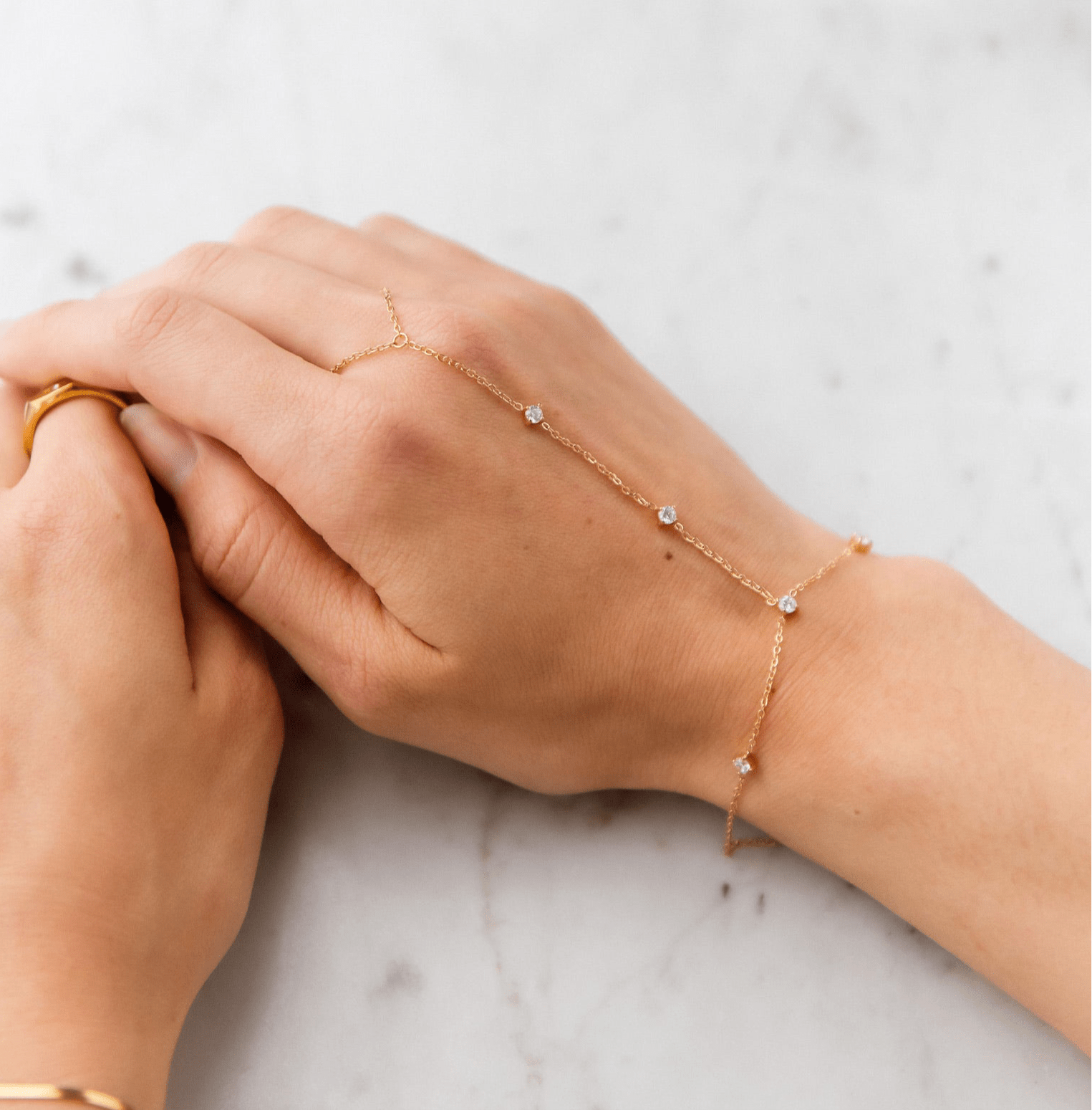 Dani Hand Chain - Luisa Luxe gold jewellery