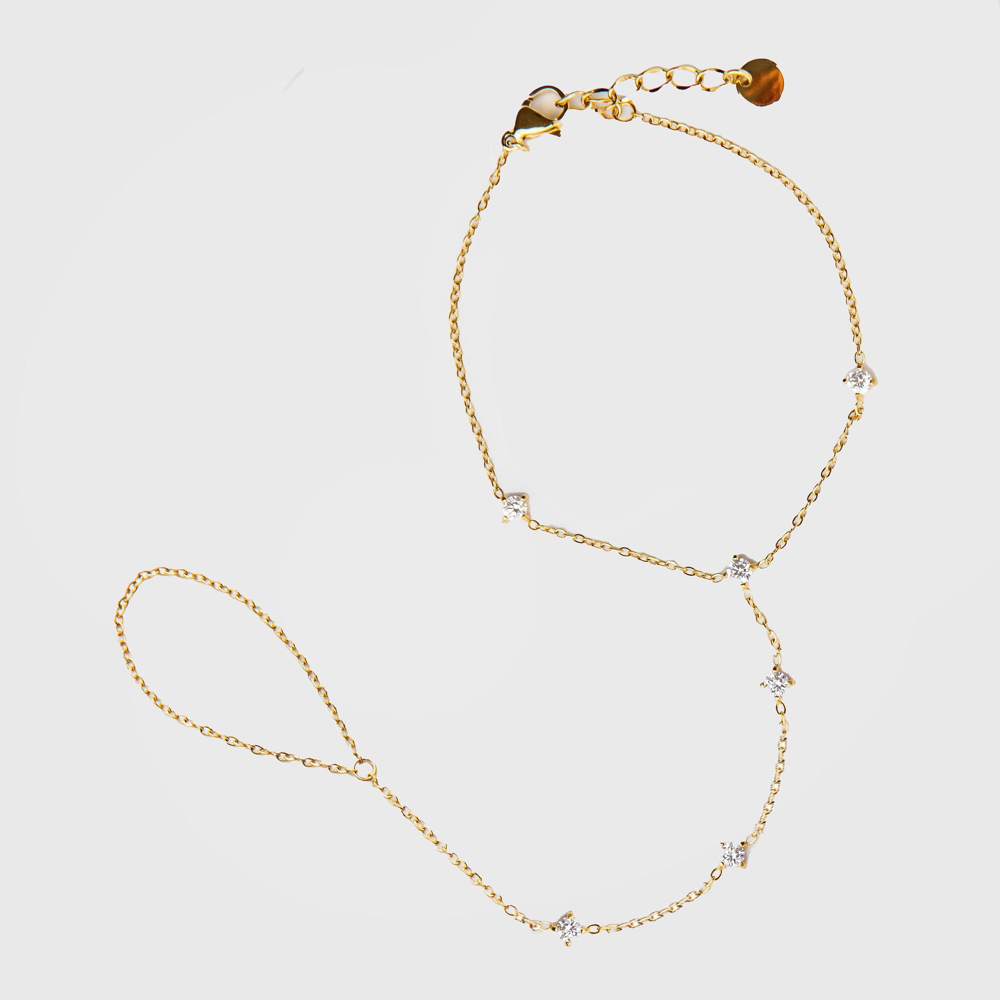 Dani Hand Chain - Luisa Luxe gold jewellery