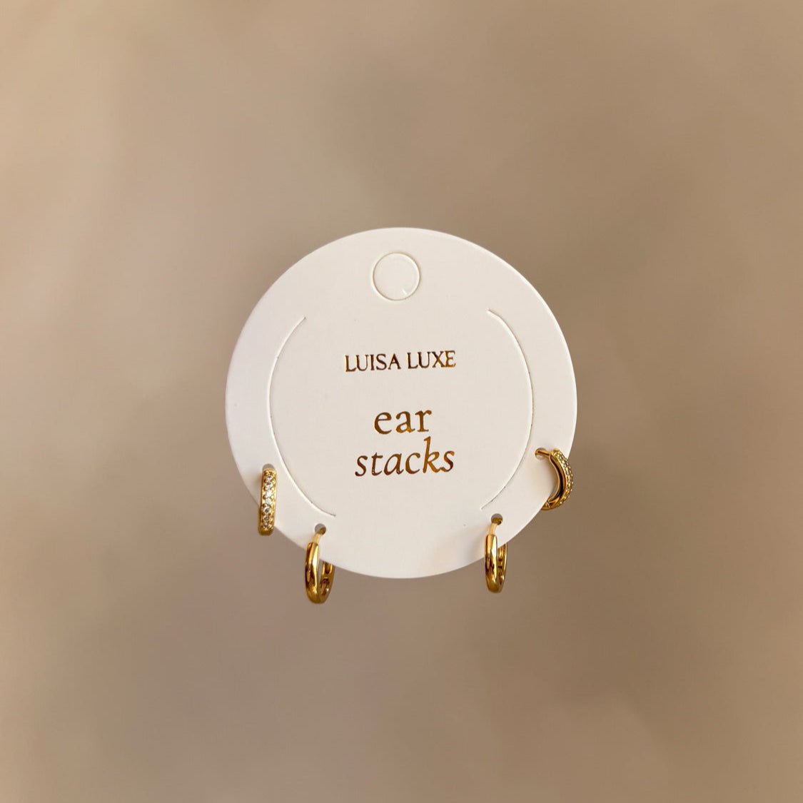 Dolly & Chey Earring Stack - Luisa Luxe gold jewellery