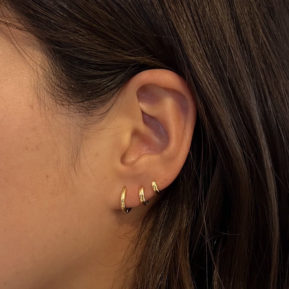 Dolly Single Huggie - Luisa Luxe gold jewellery