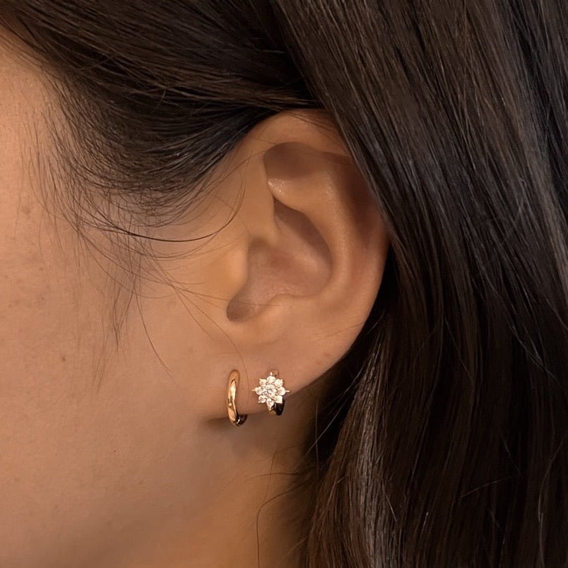 Dolly Single Huggie - Luisa Luxe gold jewellery