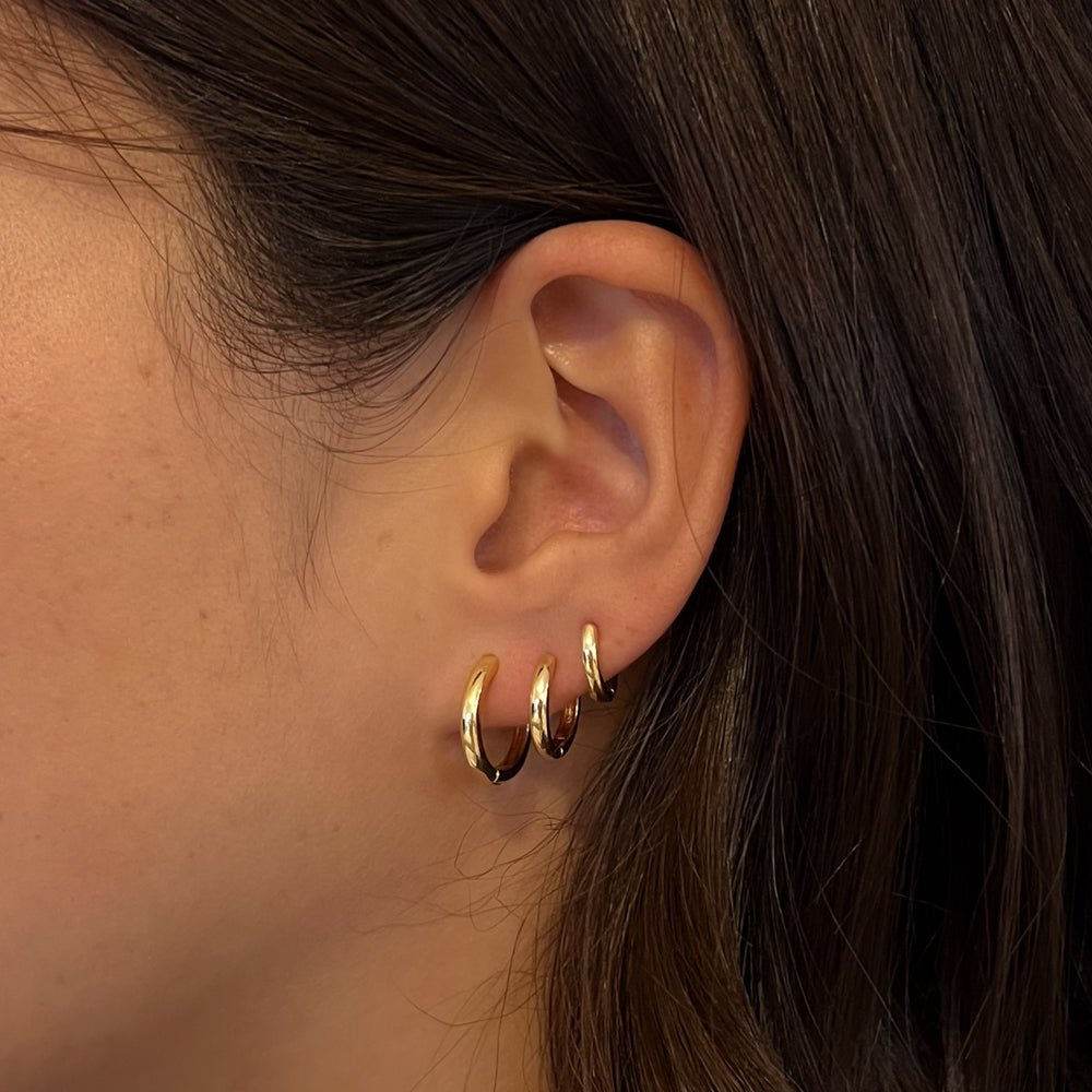 Dolly Single Huggie - Luisa Luxe gold jewellery