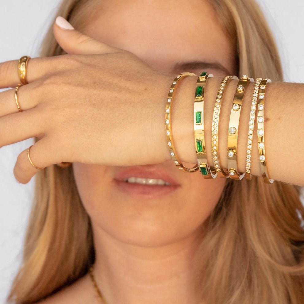 Esmerelda Bangle - Luisa Luxe gold jewellery