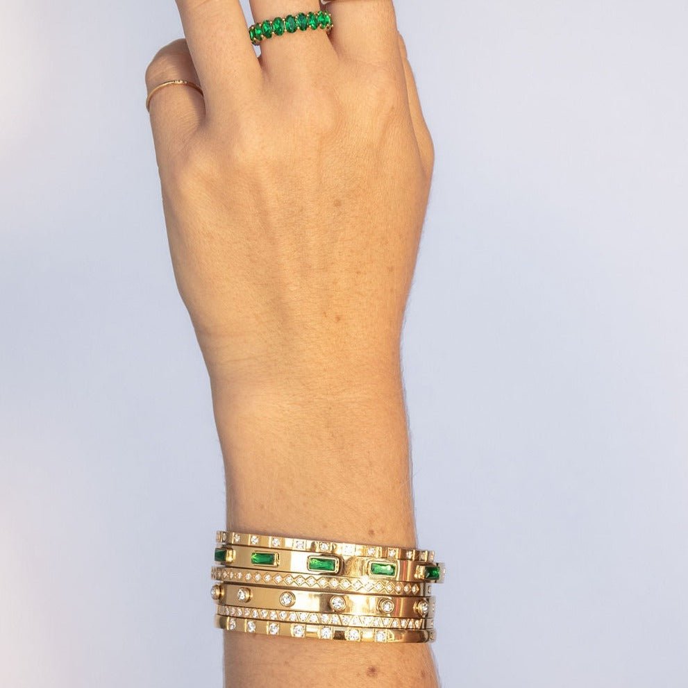 Esmerelda Bangle - Luisa Luxe gold jewellery