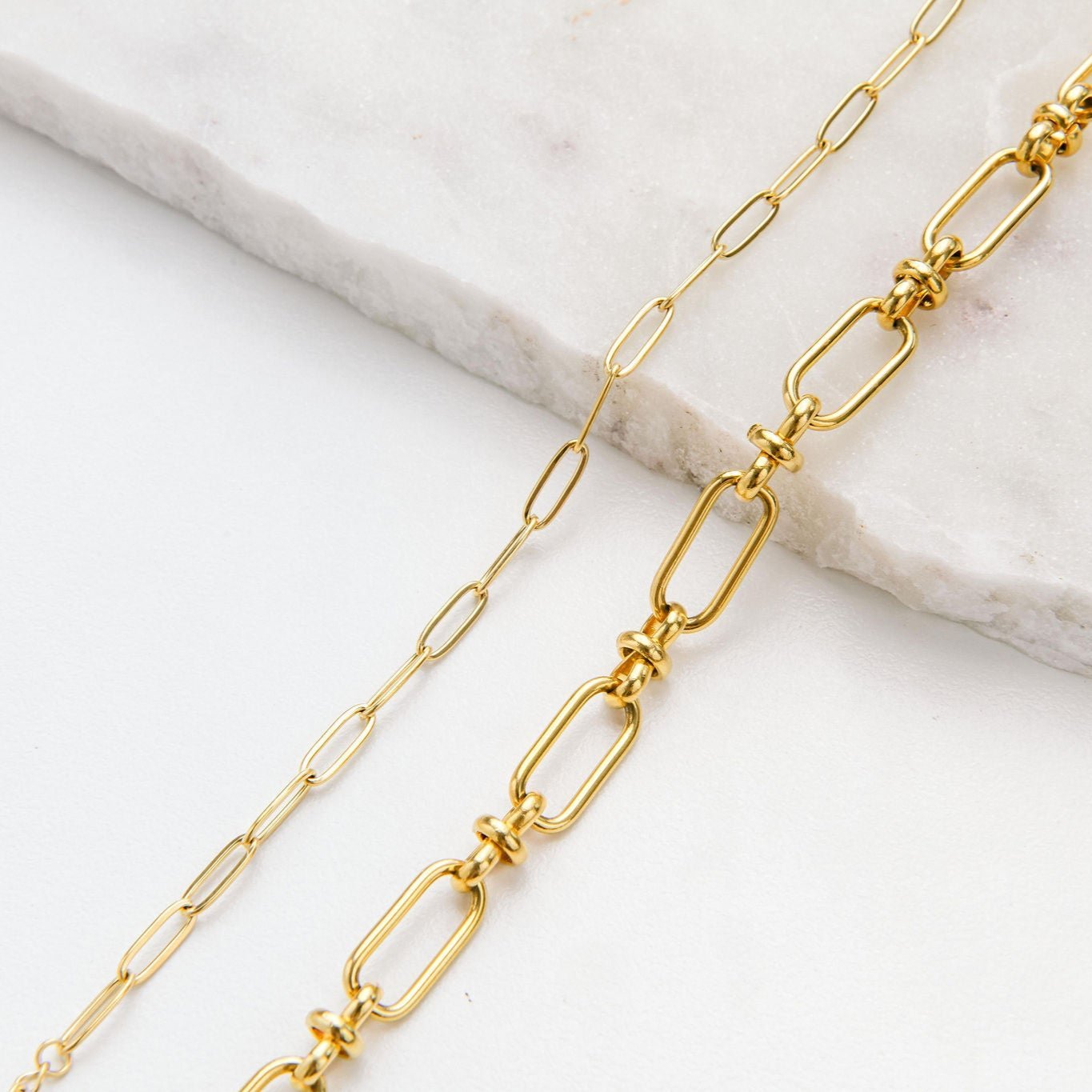 Fine Paperclip Bracelet - Luisa Luxe gold jewellery