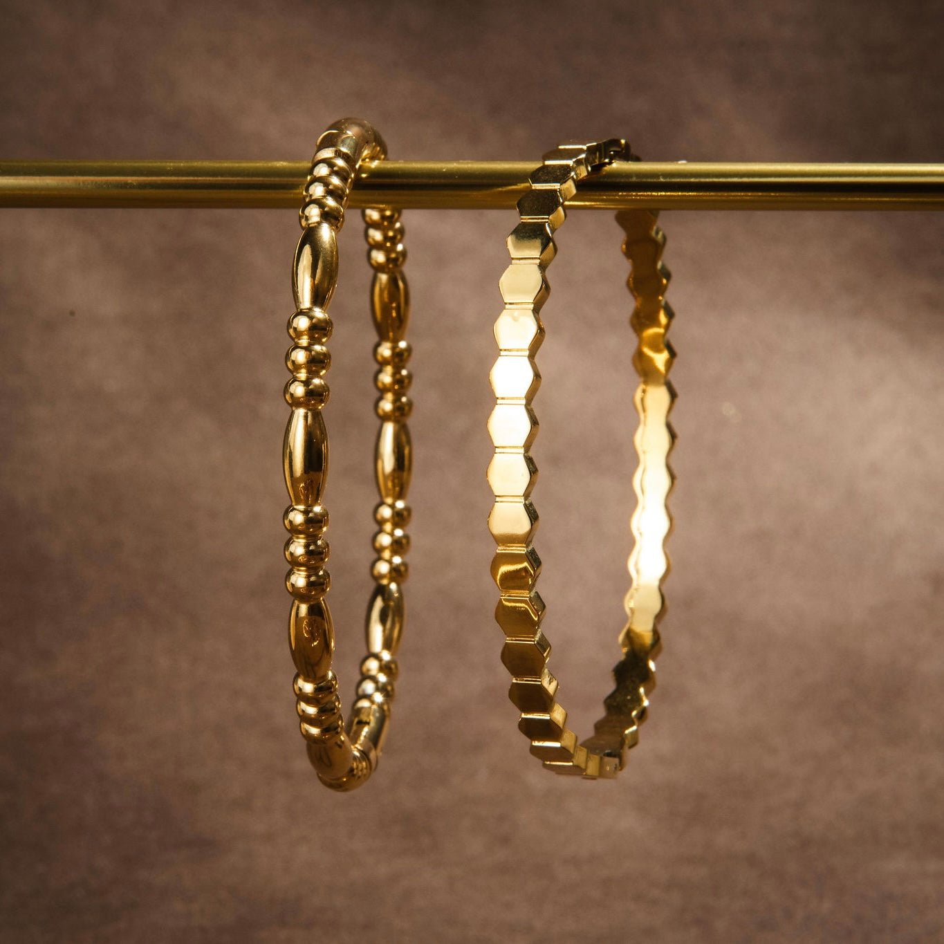 Greta Bangle - Luisa Luxe gold jewellery