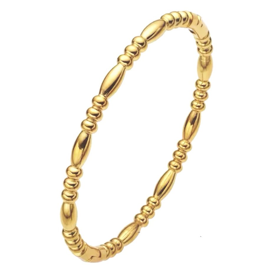 Greta Bangle - Luisa Luxe gold jewellery
