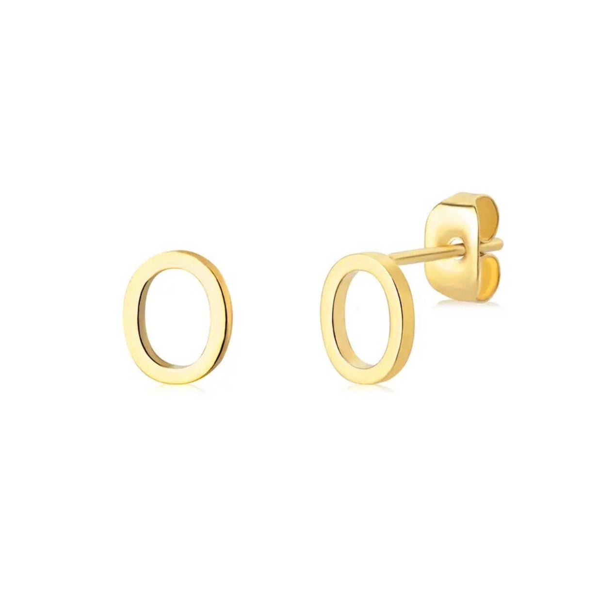 Initial Earrings - Luisa Luxe gold jewellery