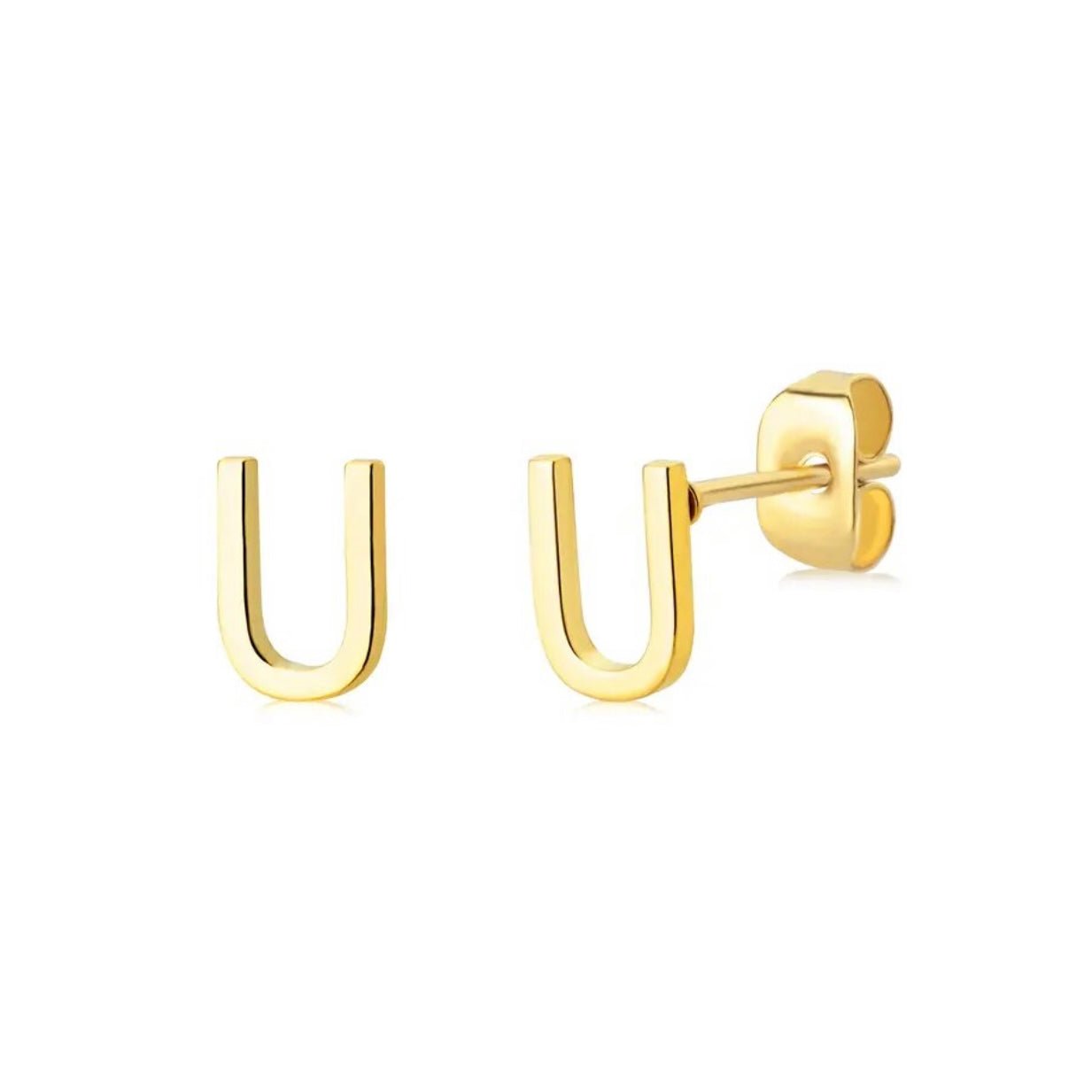 Initial Earrings - Luisa Luxe gold jewellery