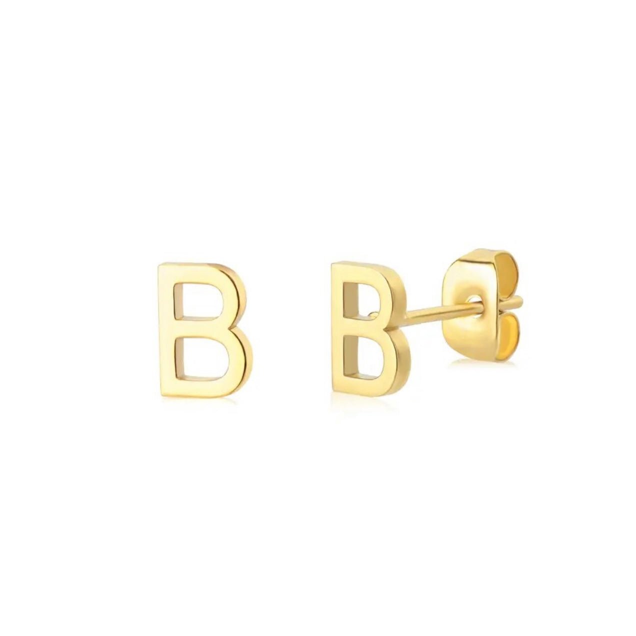 Initial Earrings - Luisa Luxe gold jewellery