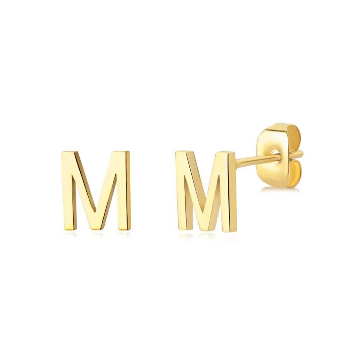 Initial Earrings - Luisa Luxe gold jewellery