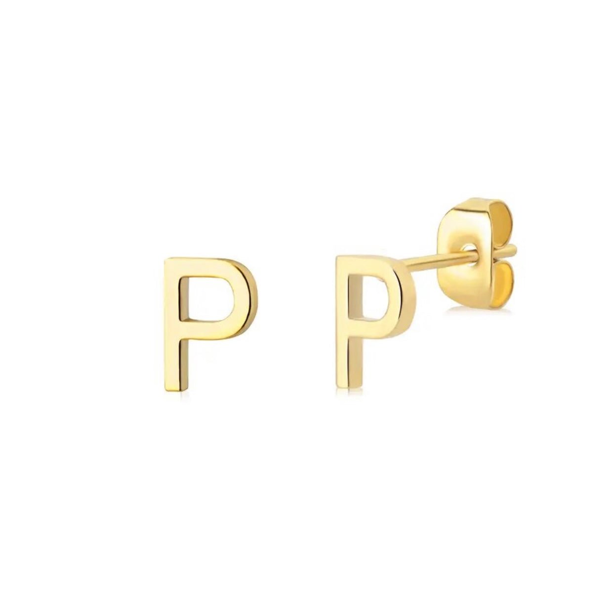 Initial Earrings - Luisa Luxe gold jewellery