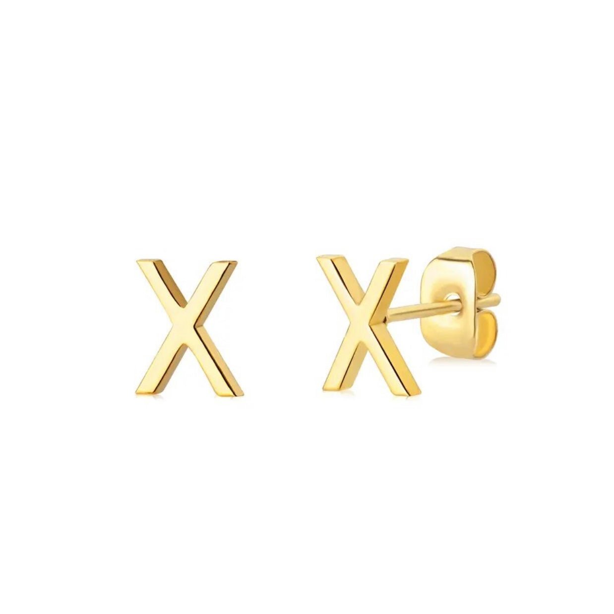 Initial Earrings - Luisa Luxe gold jewellery