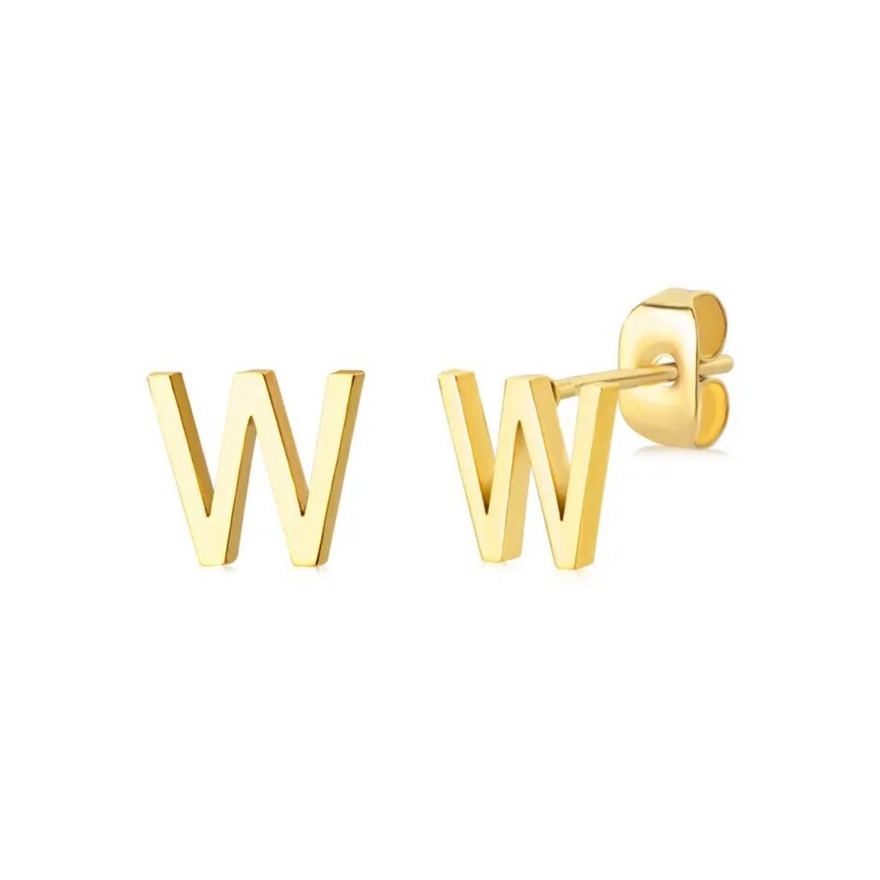 Initial Earrings - Luisa Luxe gold jewellery