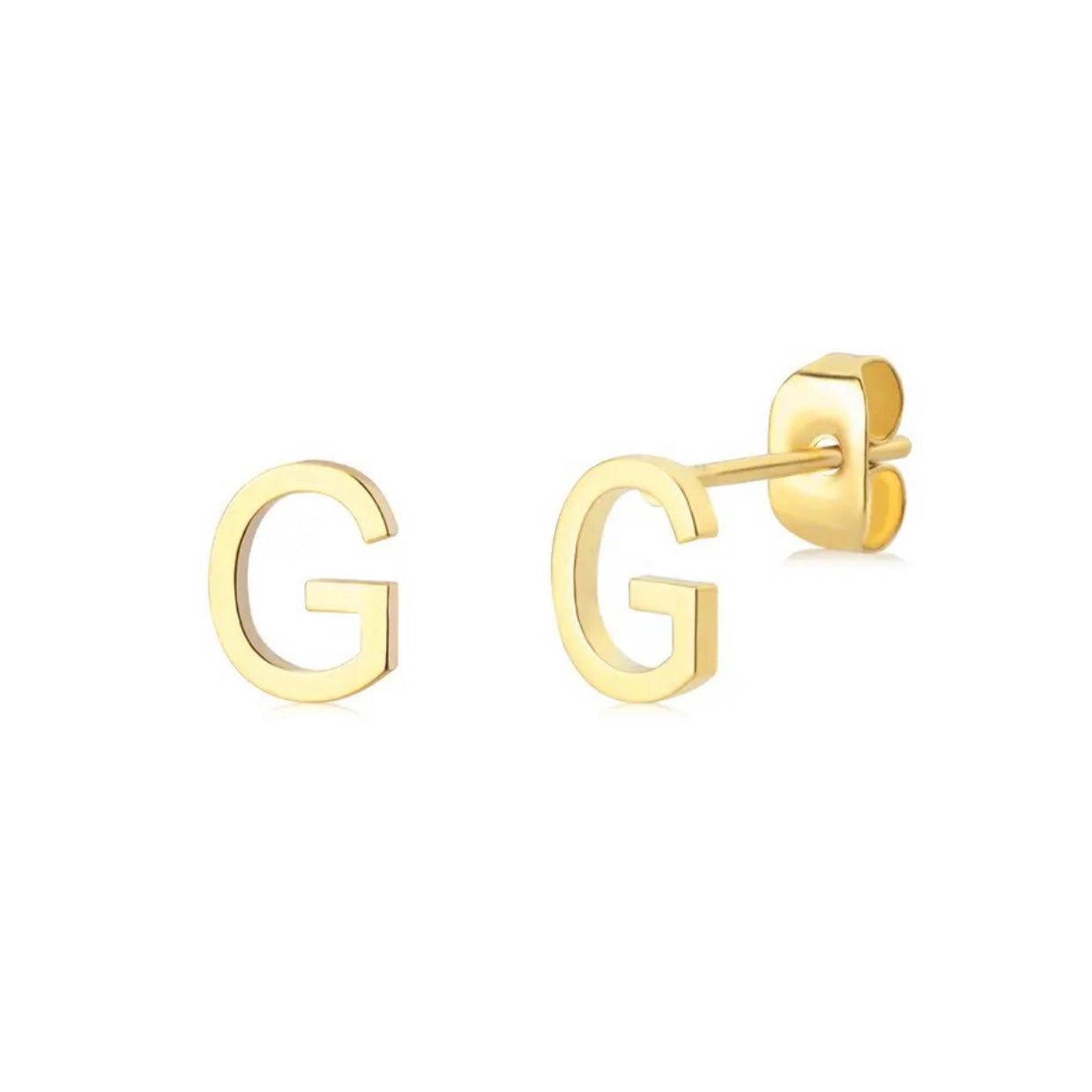 Initial Earrings - Luisa Luxe gold jewellery