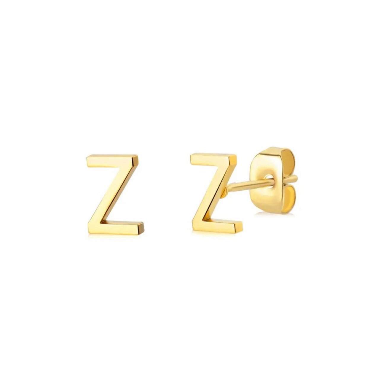 Initial Earrings - Luisa Luxe gold jewellery