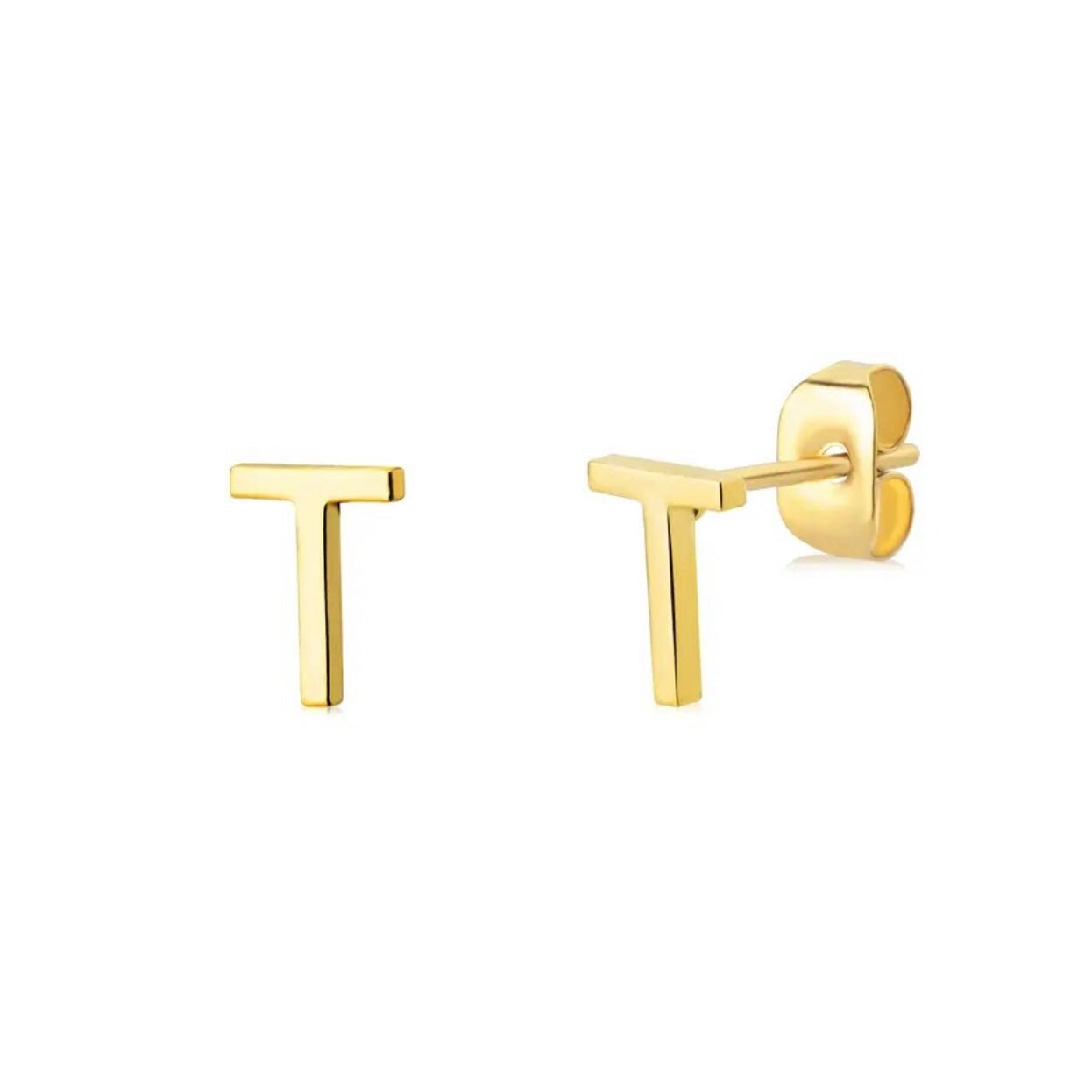 Initial Earrings - Luisa Luxe gold jewellery