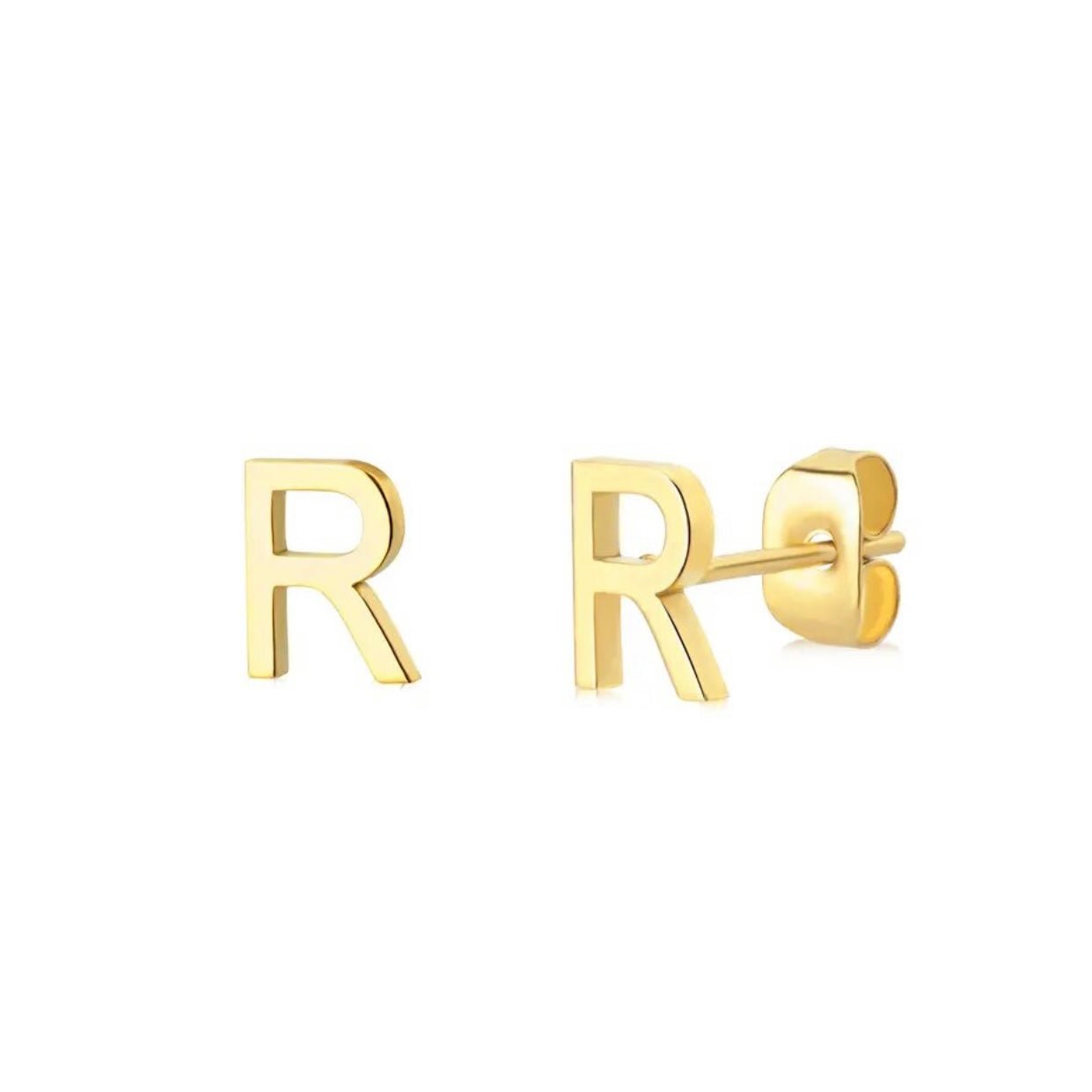 Initial Earrings - Luisa Luxe gold jewellery