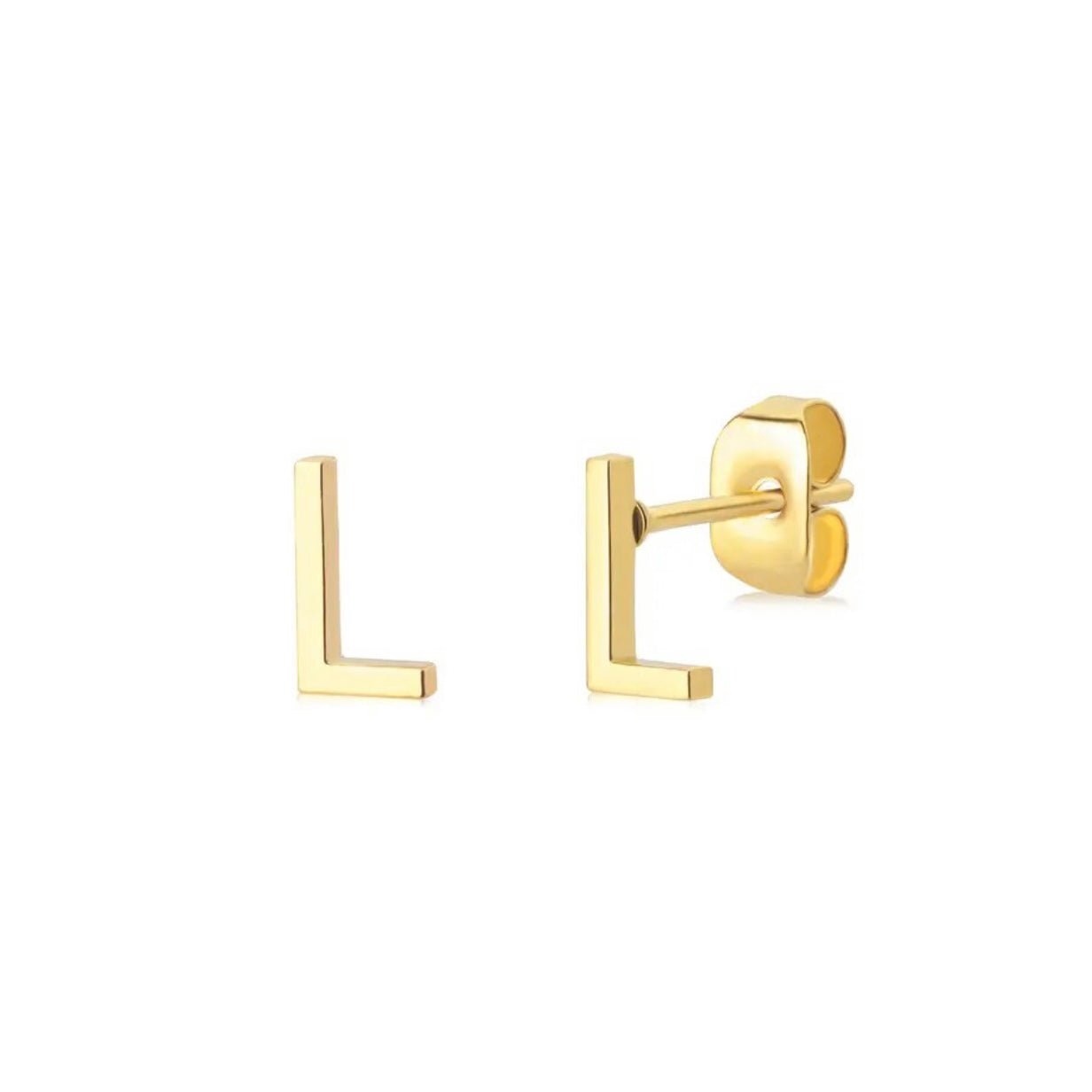 Initial Earrings - Luisa Luxe gold jewellery