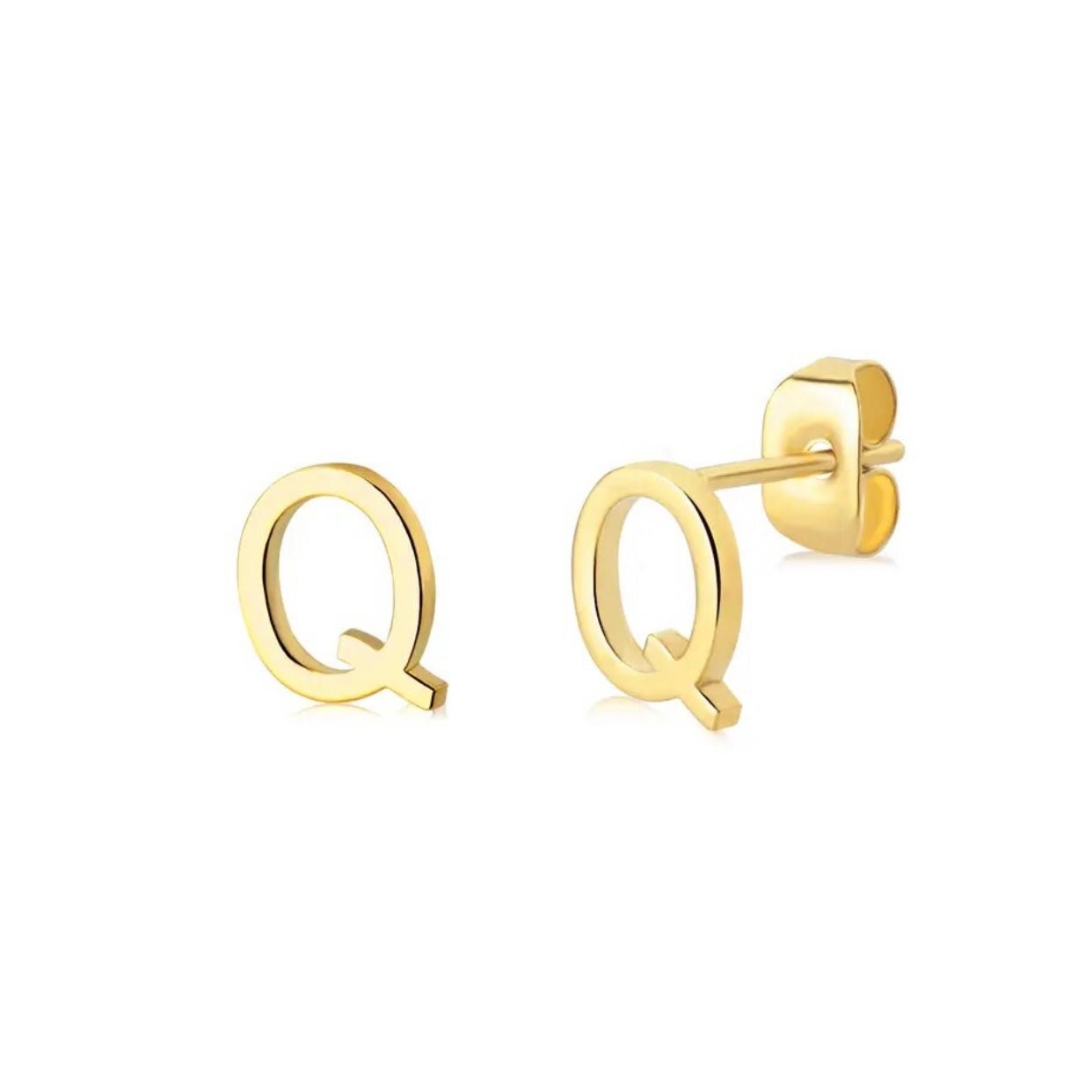 Initial Earrings - Luisa Luxe gold jewellery