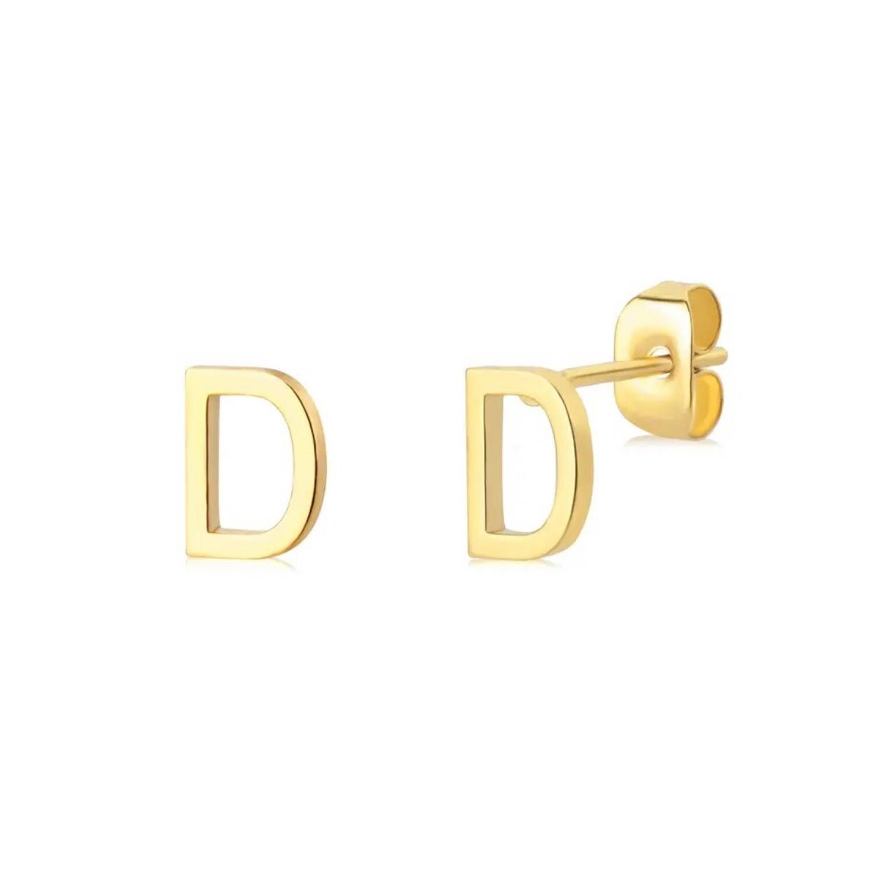 Initial Earrings - Luisa Luxe gold jewellery