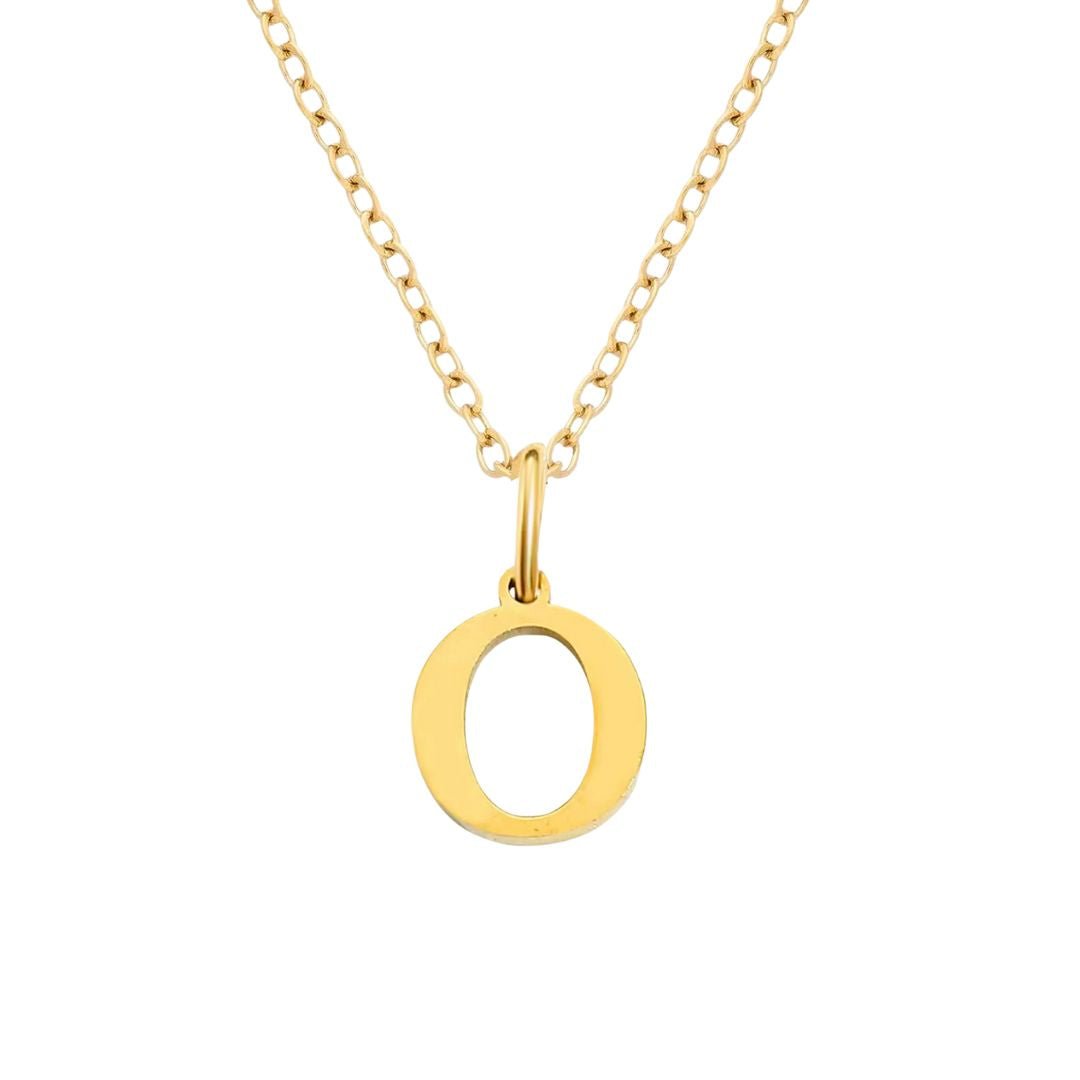 Initial Pendant Necklace - Luisa Luxe gold jewellery
