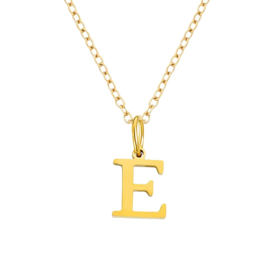Initial Pendant Necklace - Luisa Luxe gold jewellery