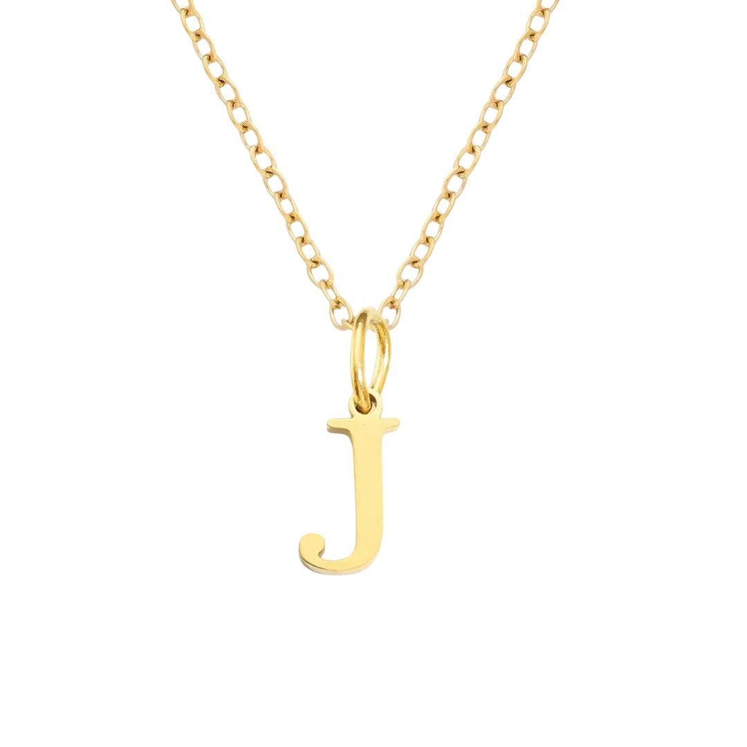 Initial Pendant Necklace - Luisa Luxe gold jewellery